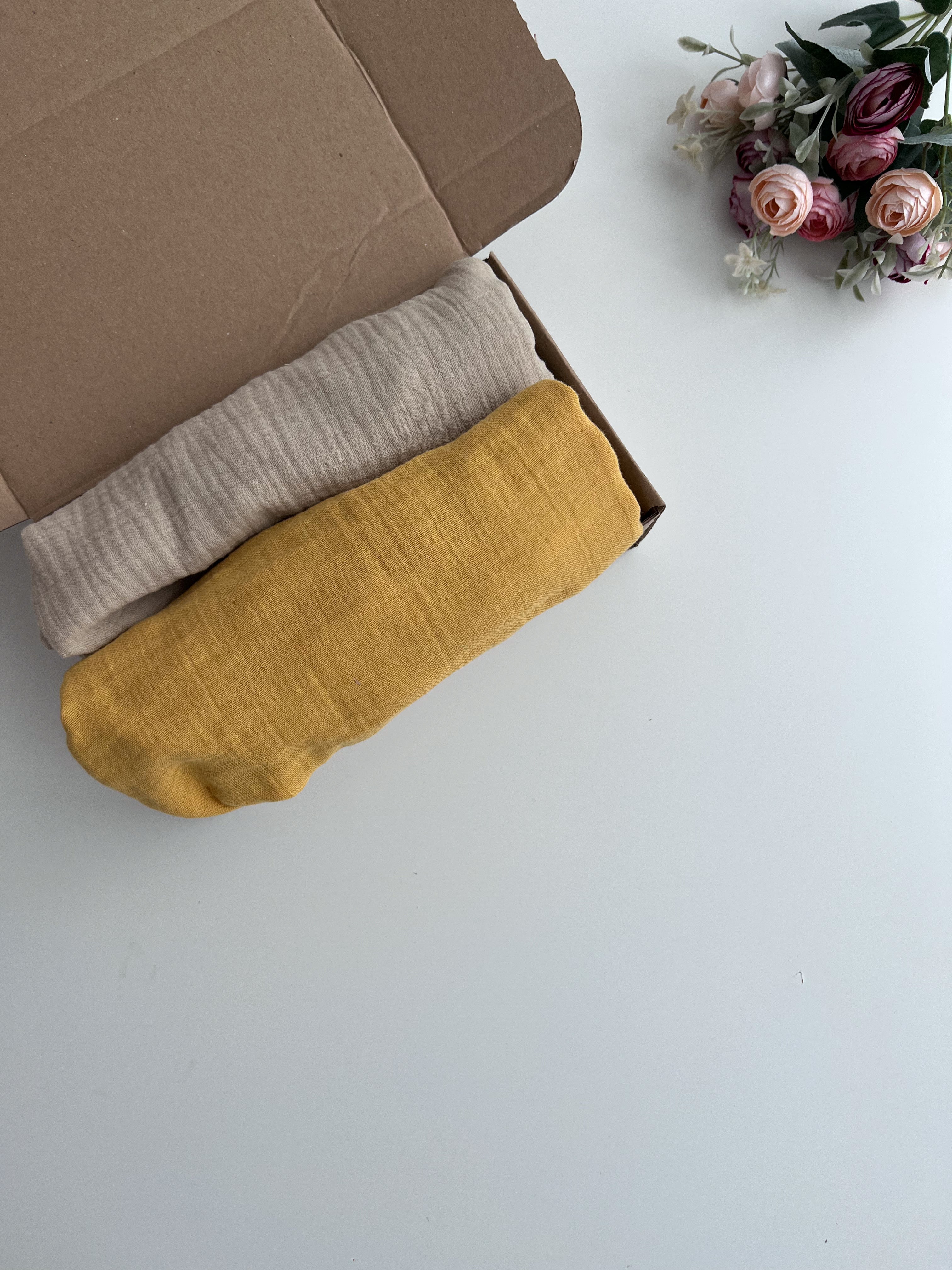Crib Sheets - Yellow | Gray