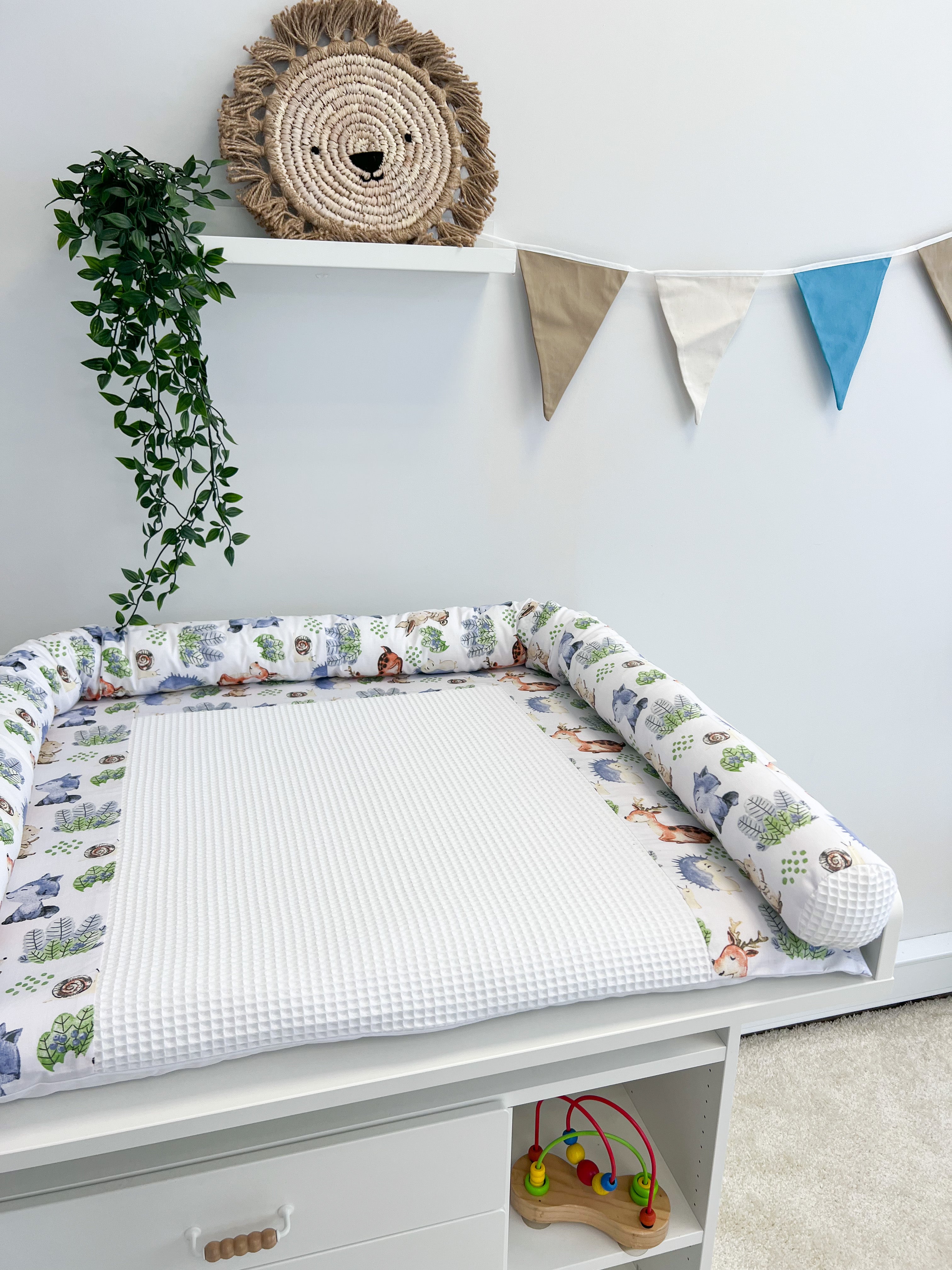 Cotton changing pad - Hedgehogs