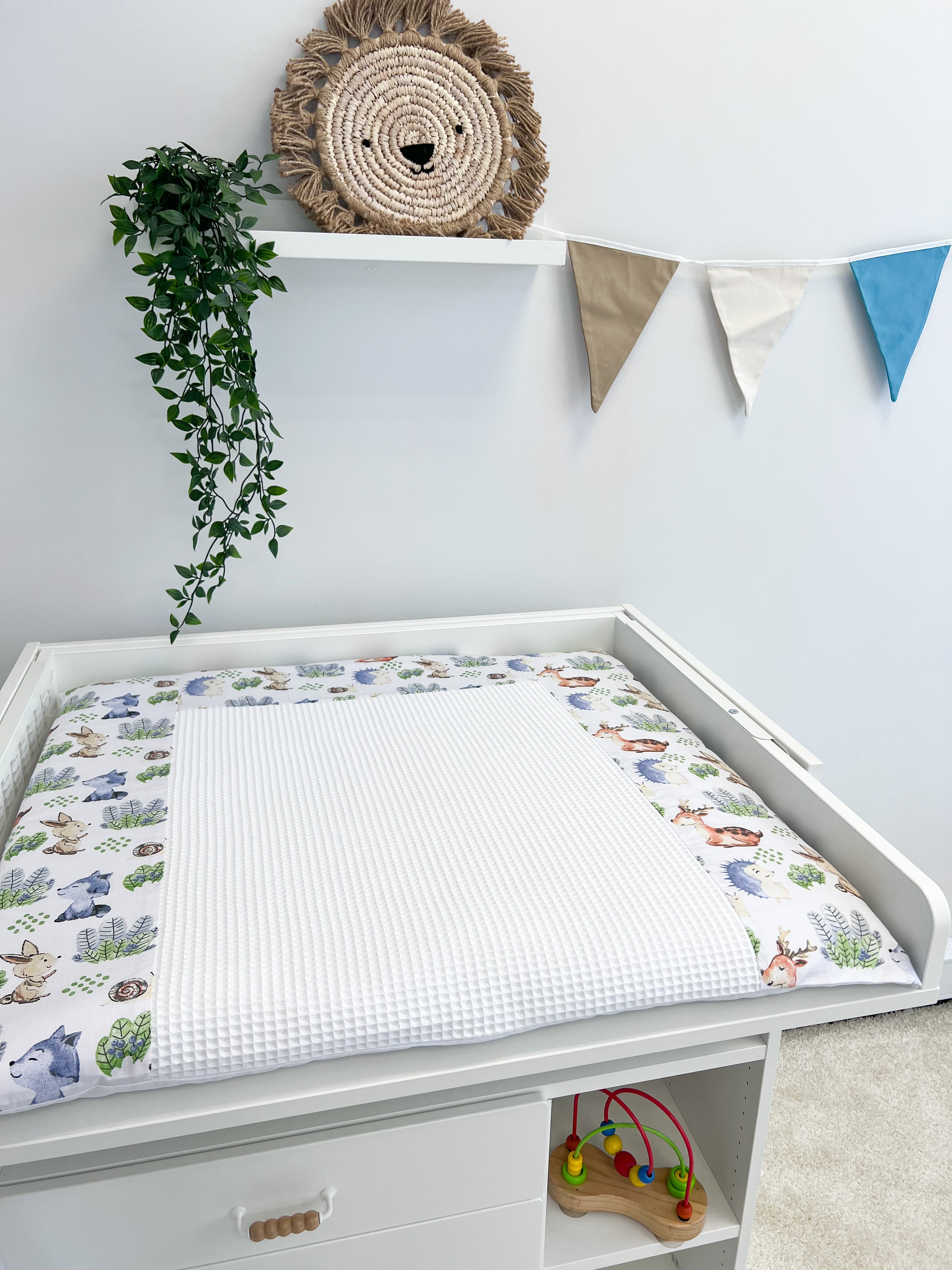 Cotton changing pad - Hedgehogs