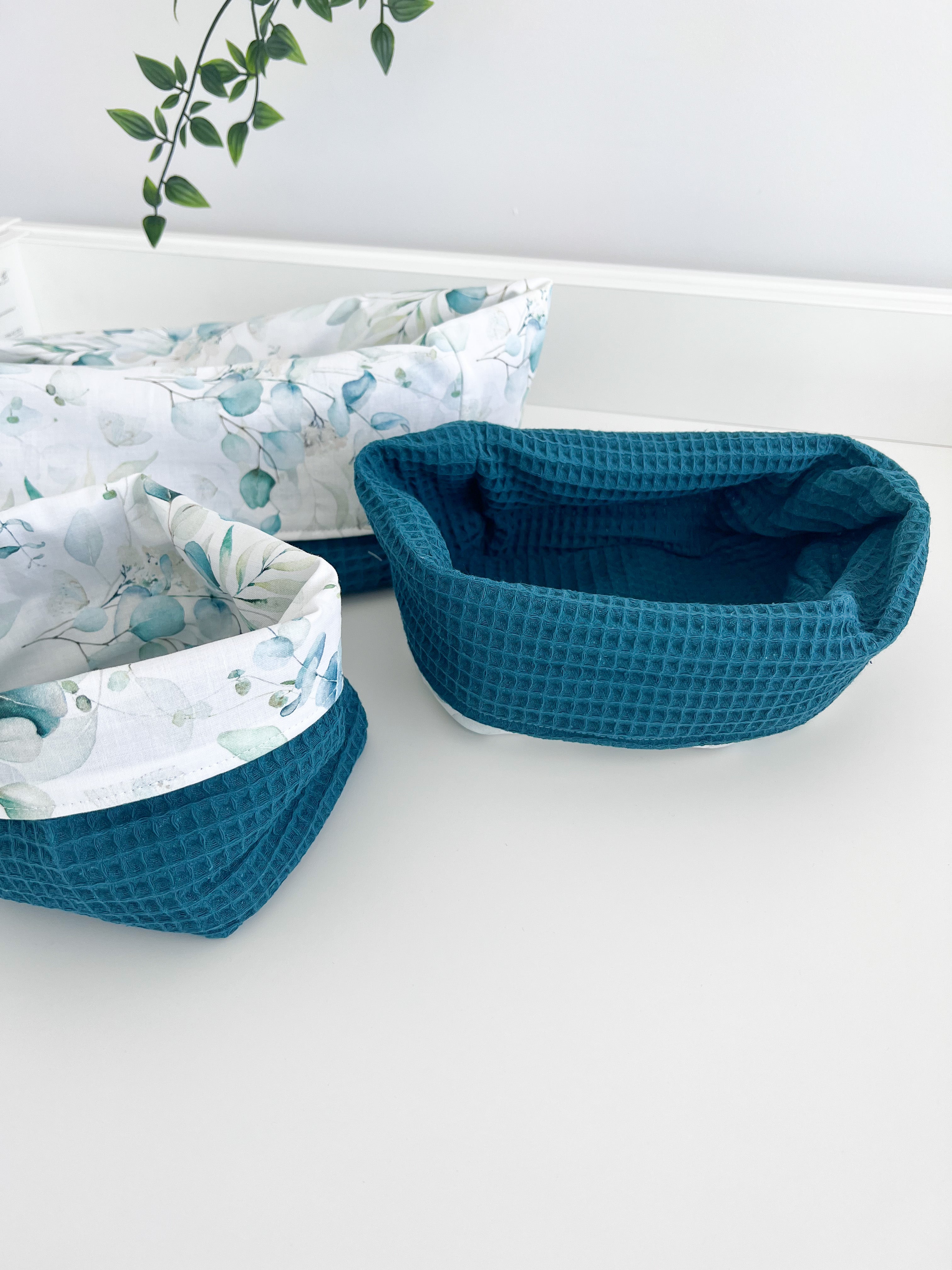 Cotton changing pad - Dark eucalyptus