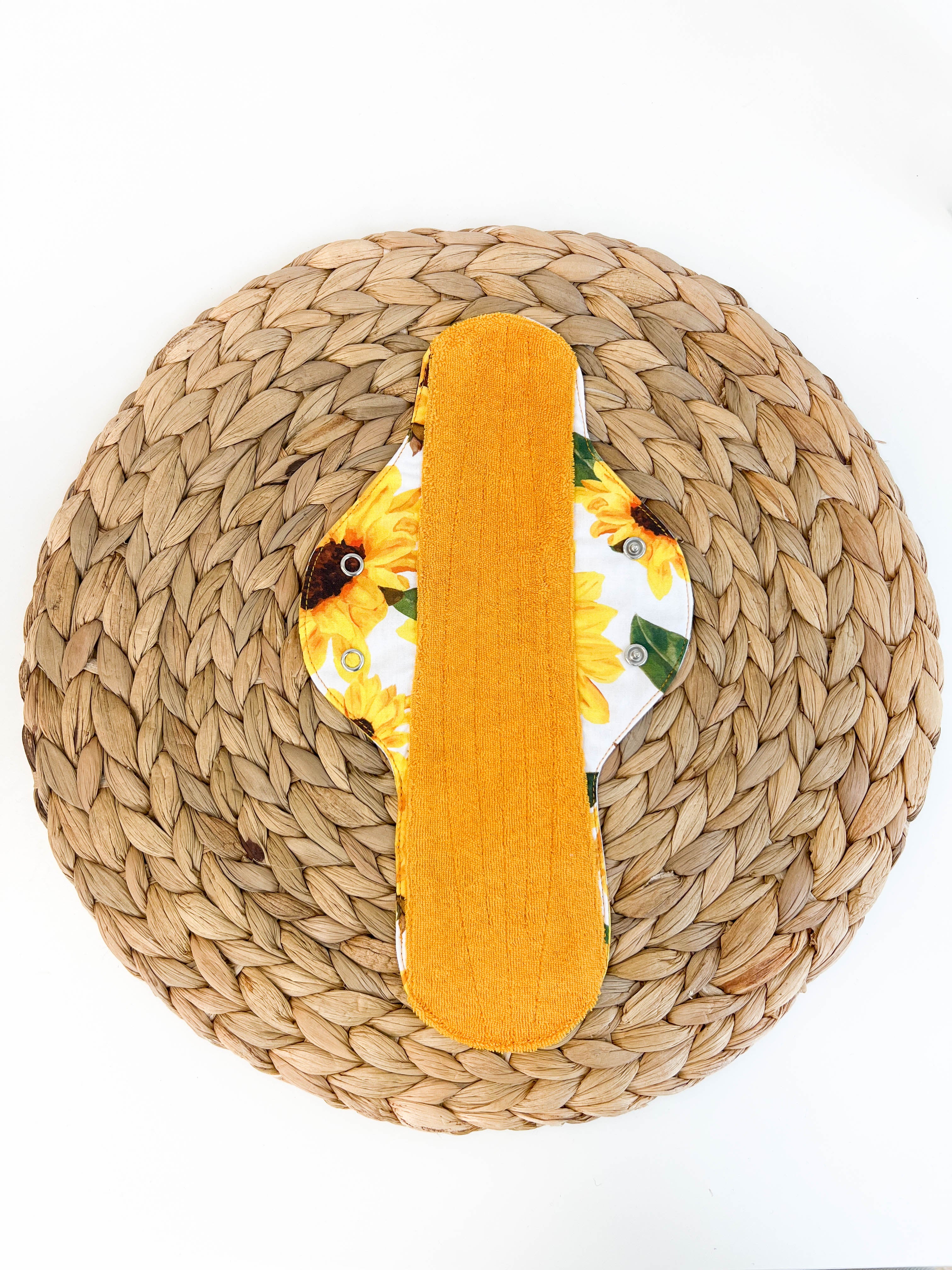 Menstrual cloth pads- sunflowers