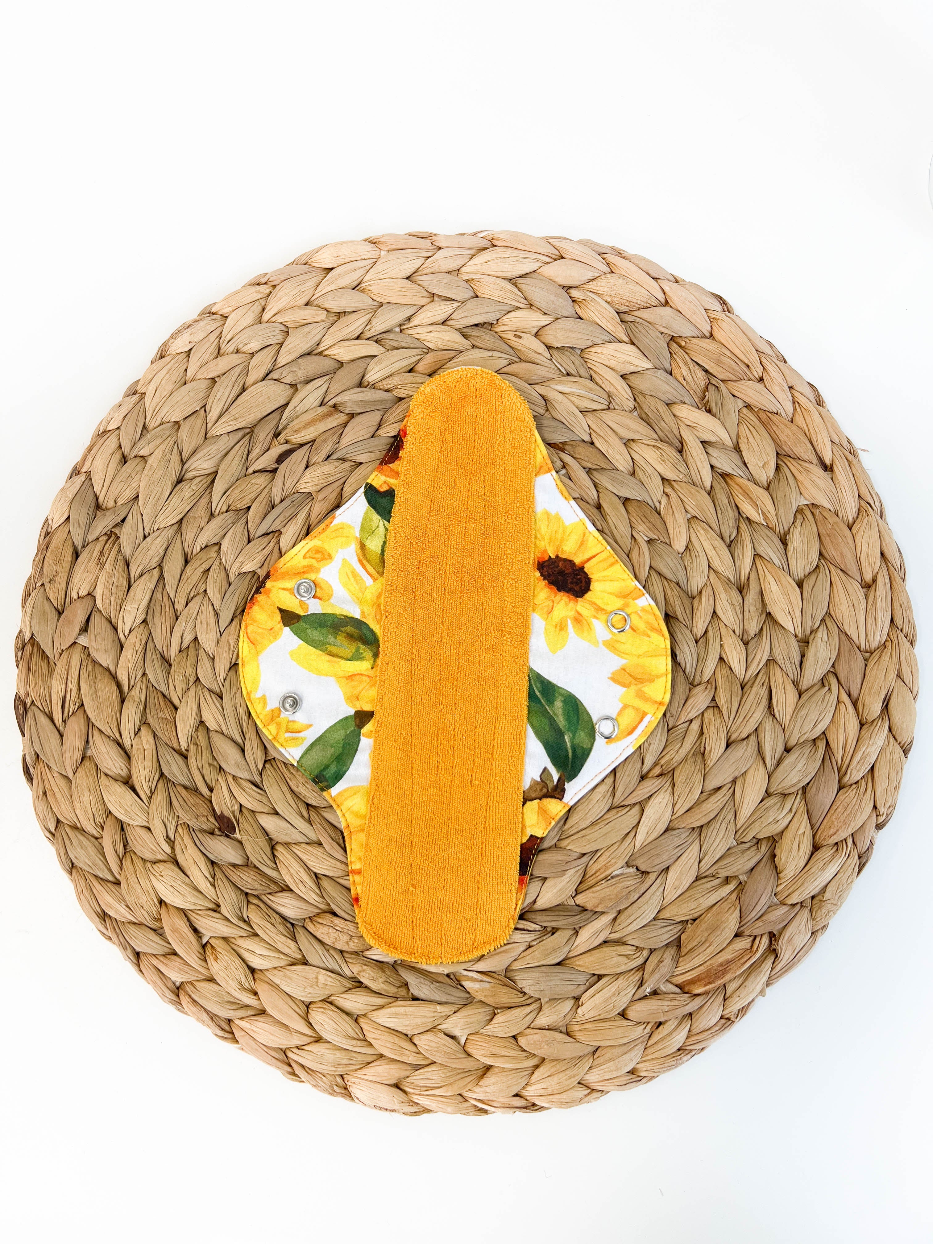 Menstrual cloth pads- sunflowers