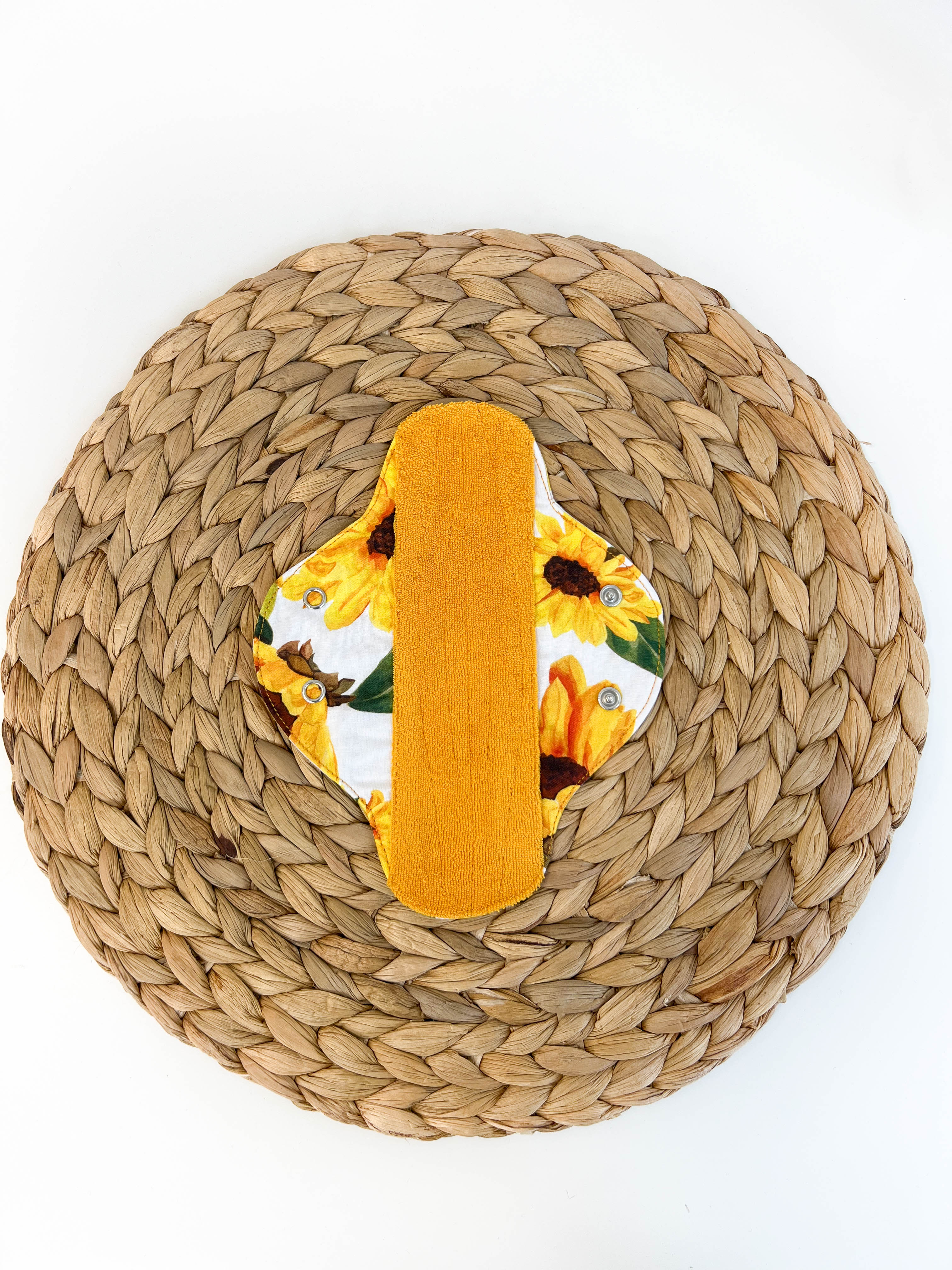 Menstrual cloth pads- sunflowers