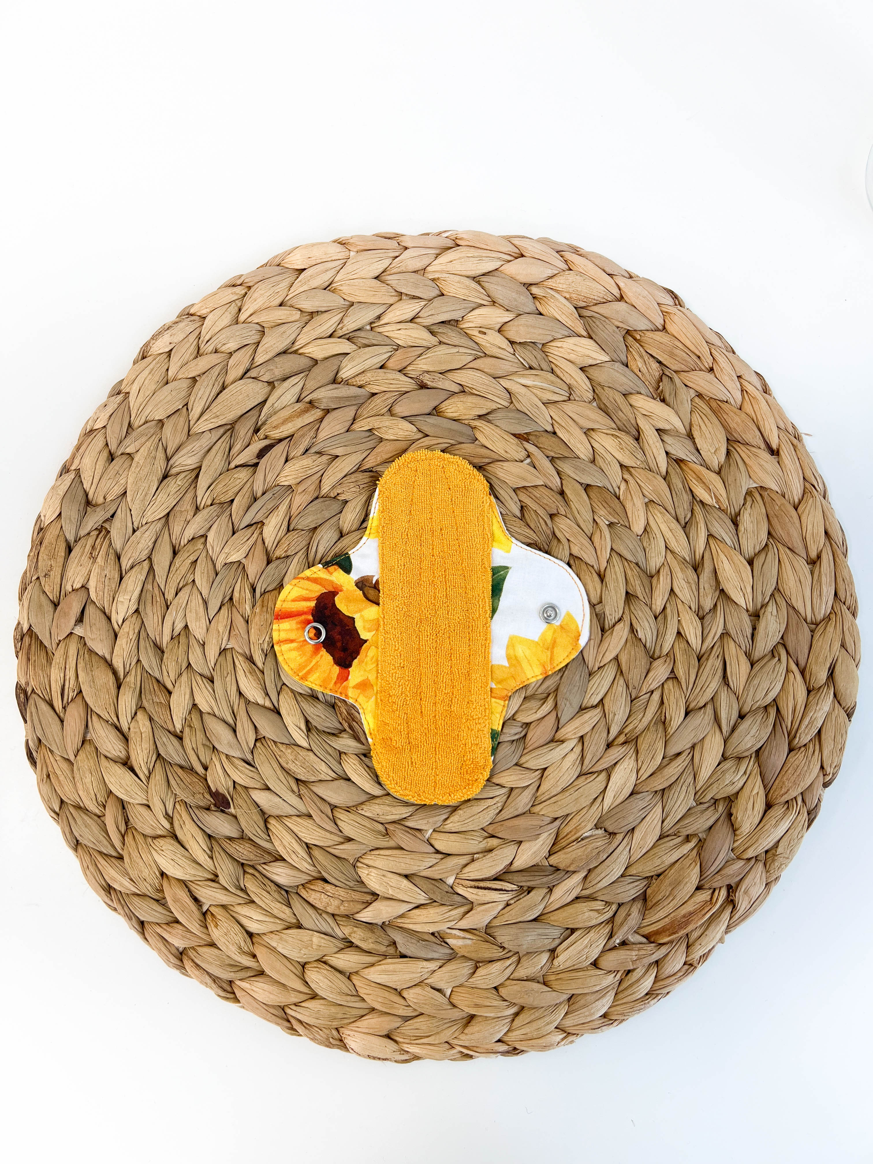Menstrual cloth pads- sunflowers
