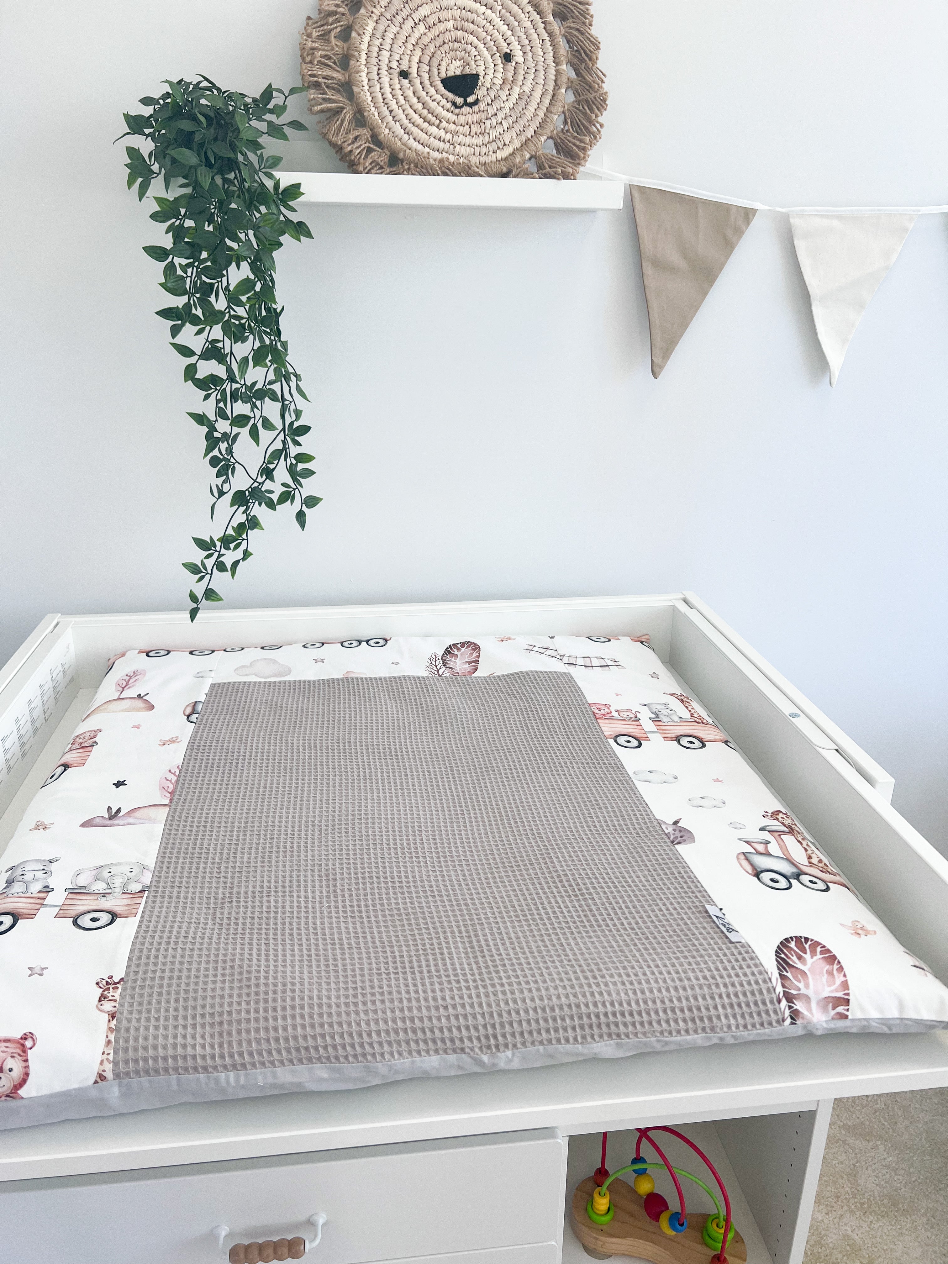 Cotton changing pad - Train