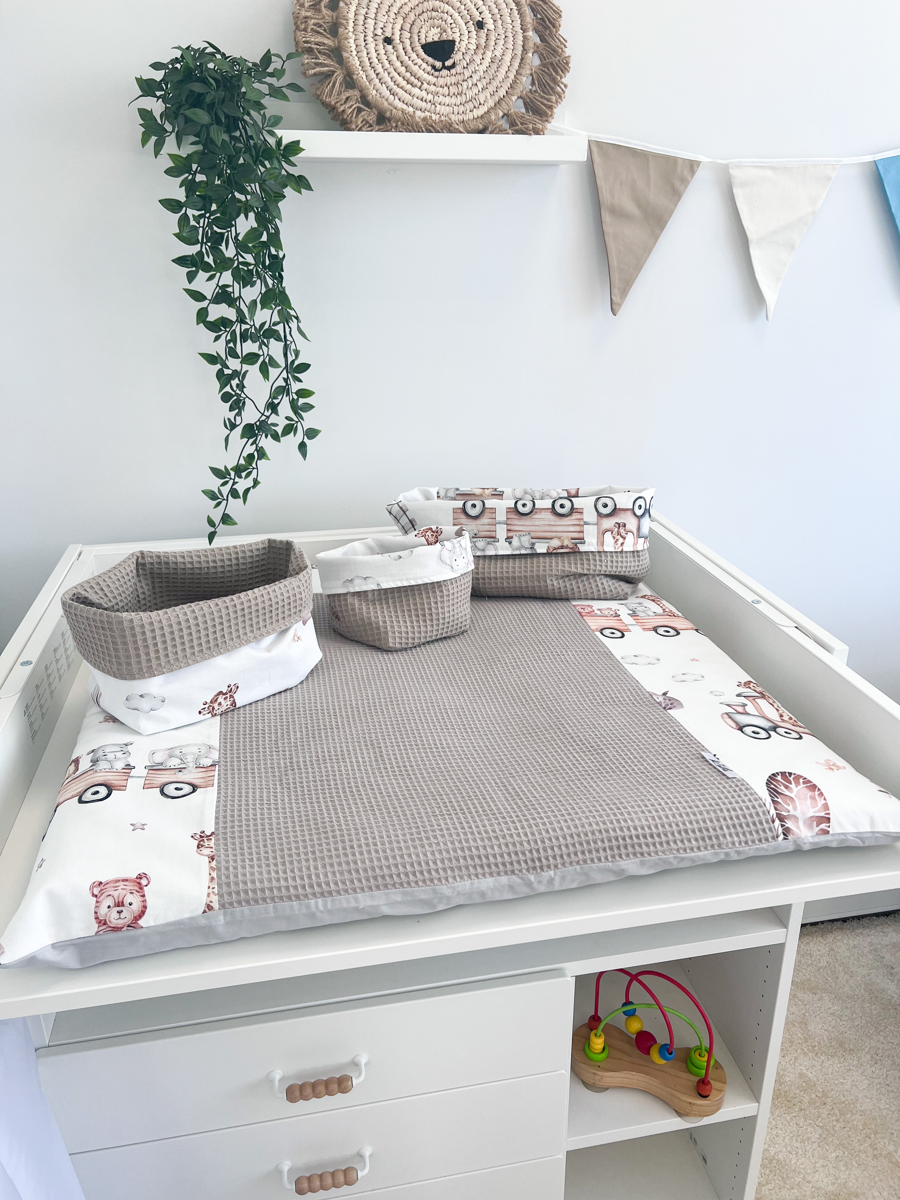 Cotton changing pad - Train