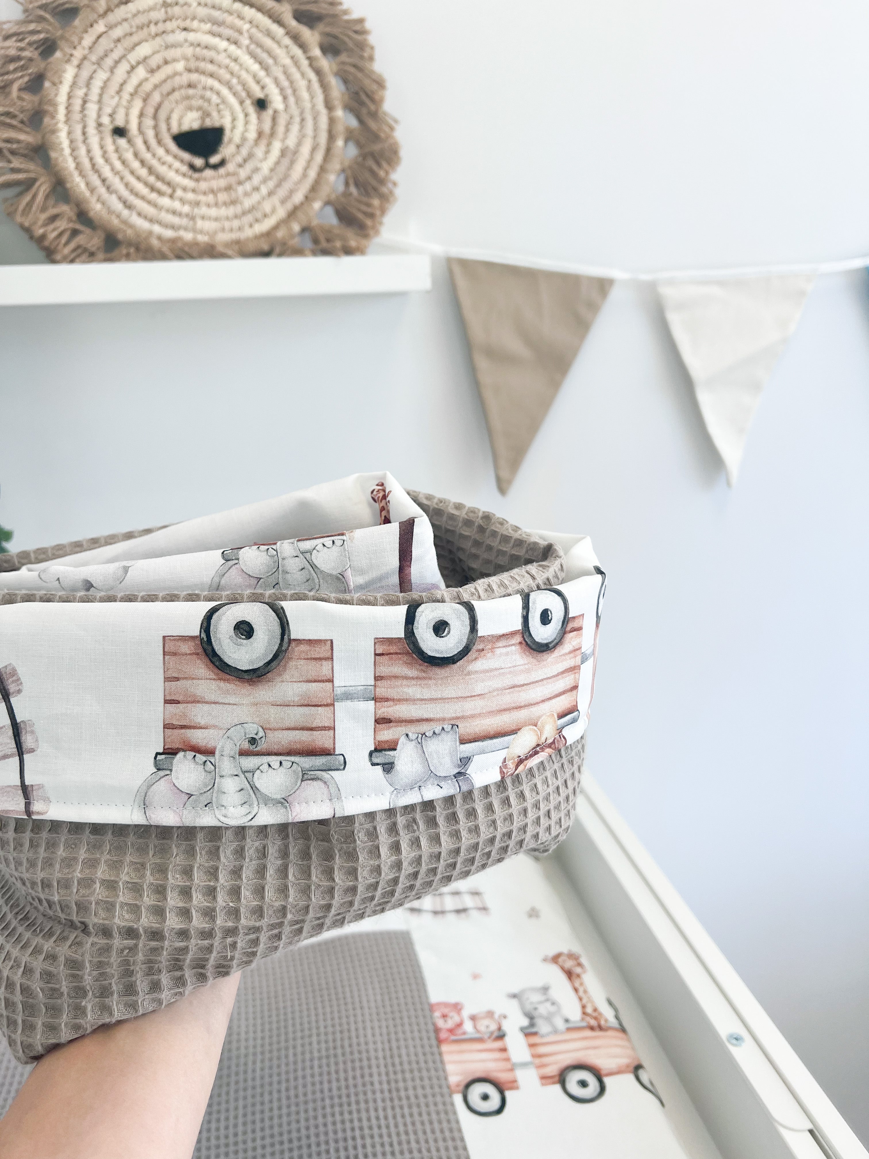 Cotton changing pad - Train
