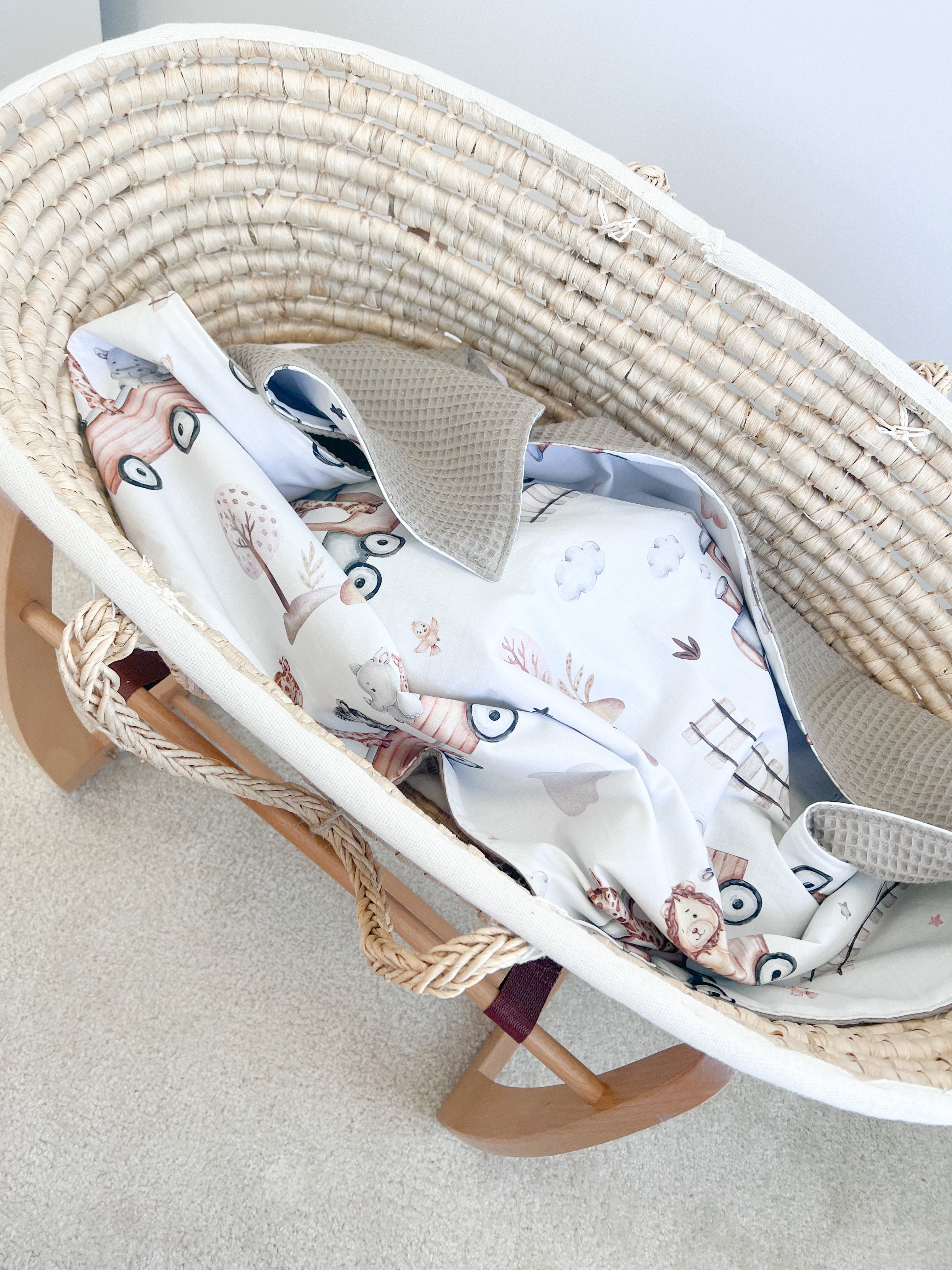 Cotton changing pad - Train