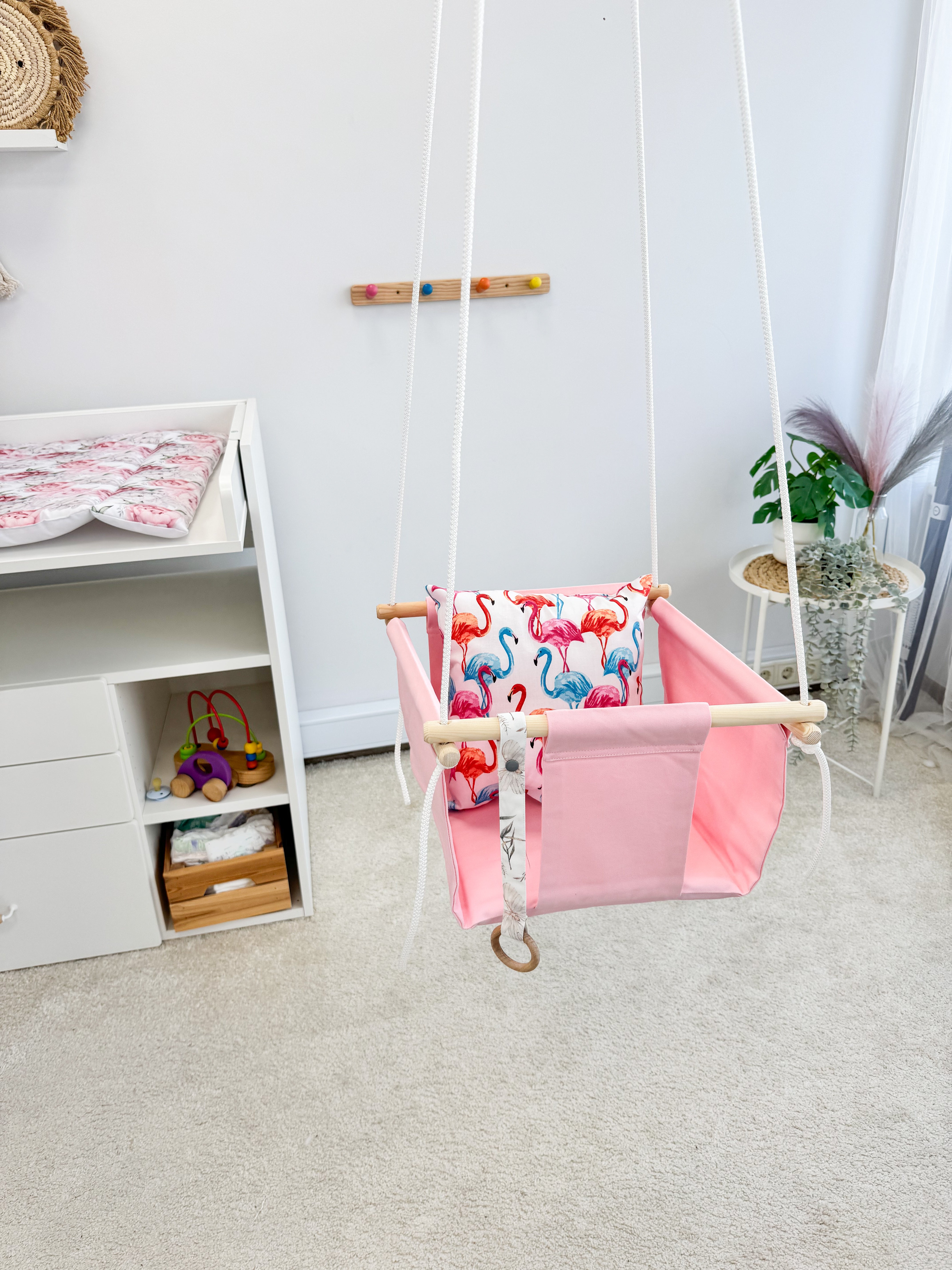 Pastel pink Swing "Flamingo"