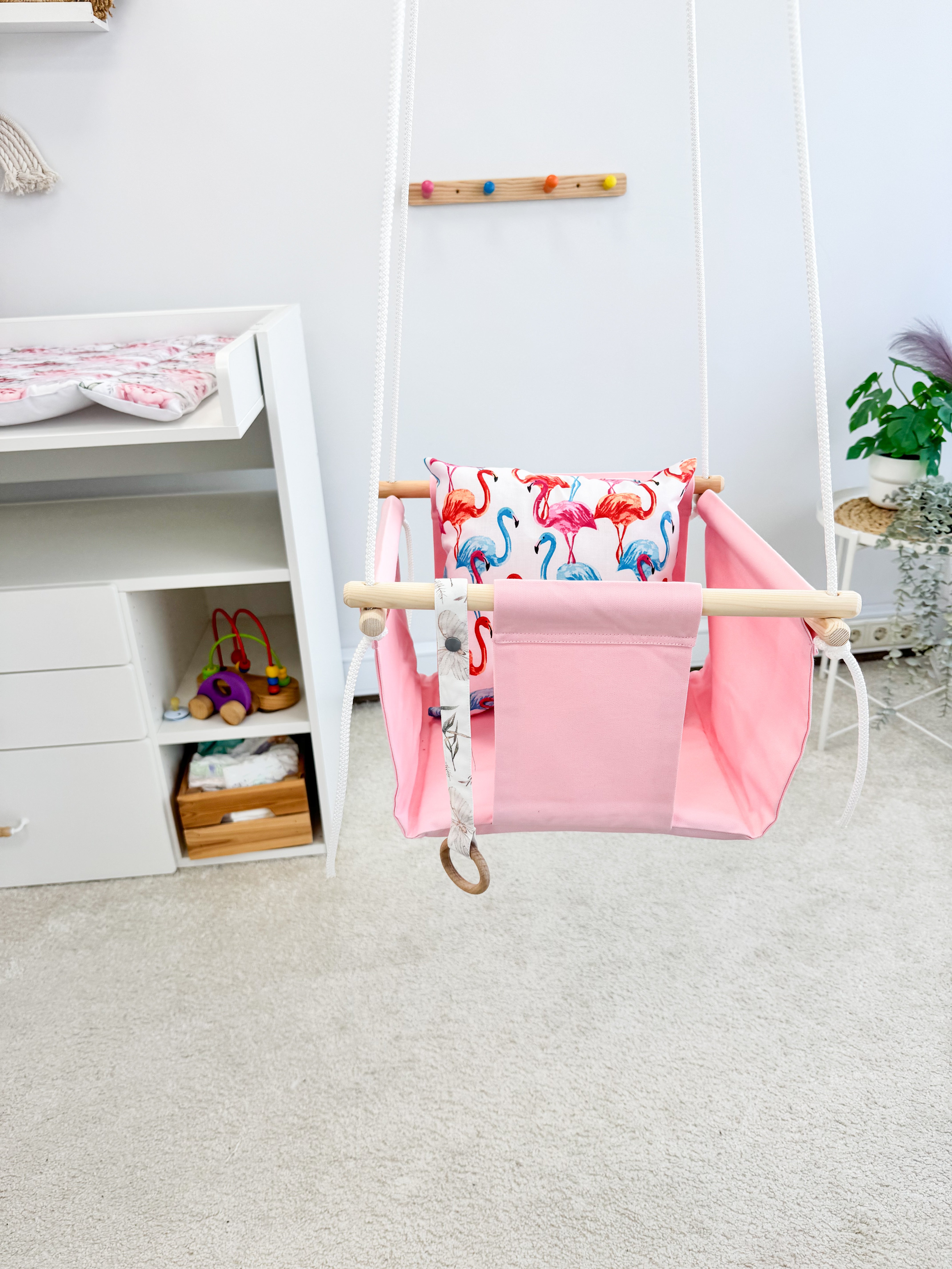 Pastel pink Swing "Flamingo"