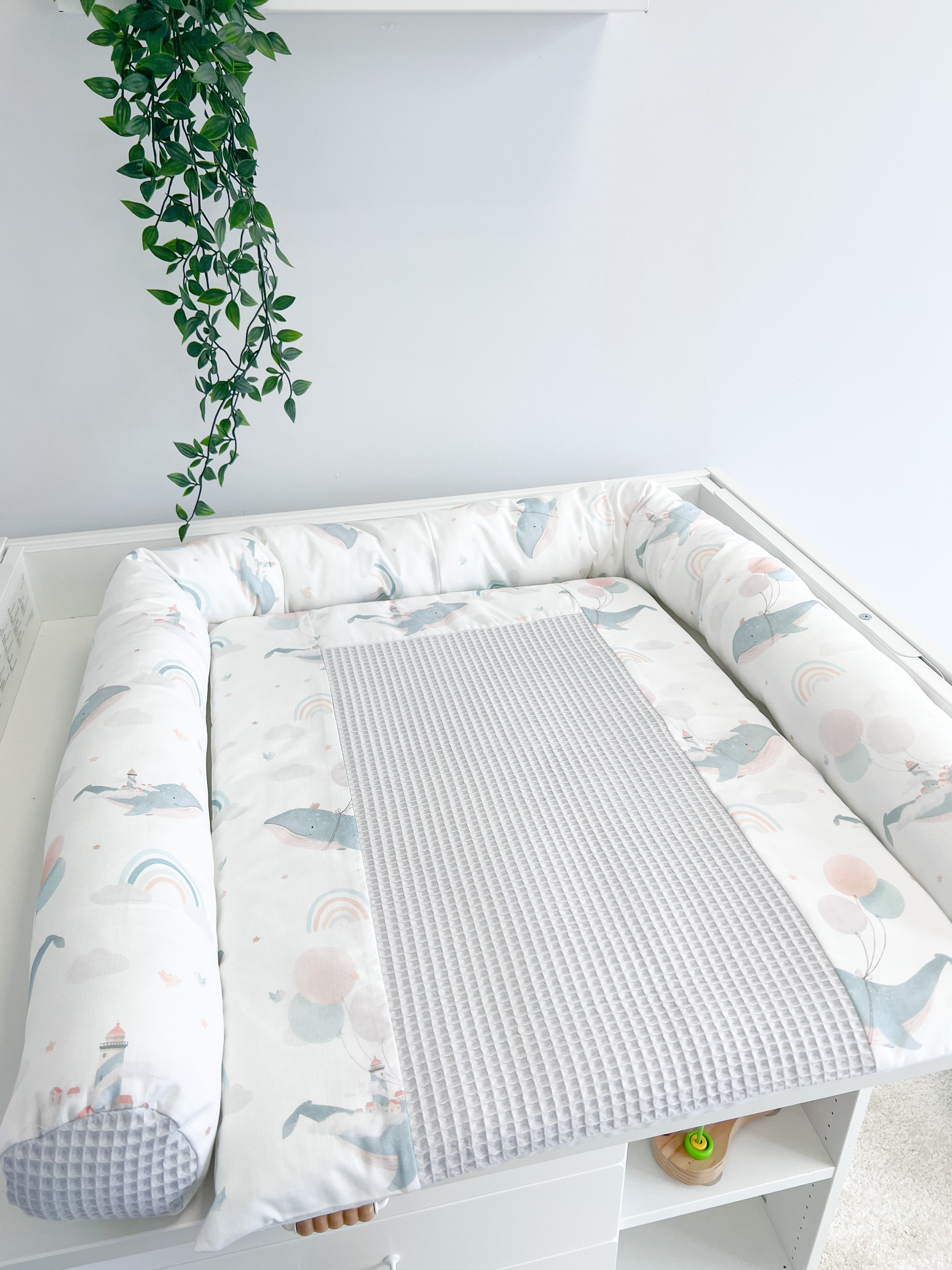 Cotton changing pad - Ballons