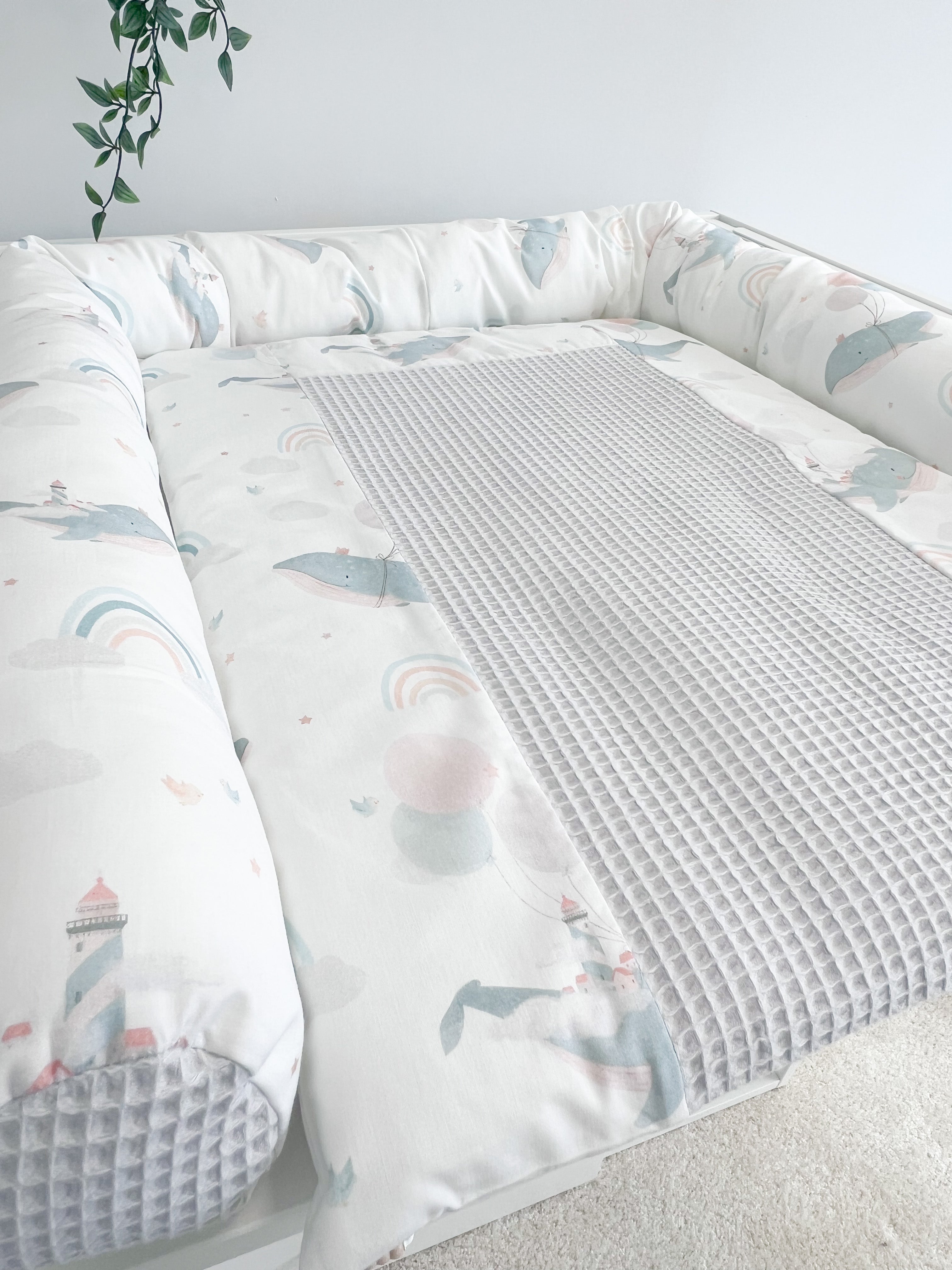 Cotton changing pad - Ballons