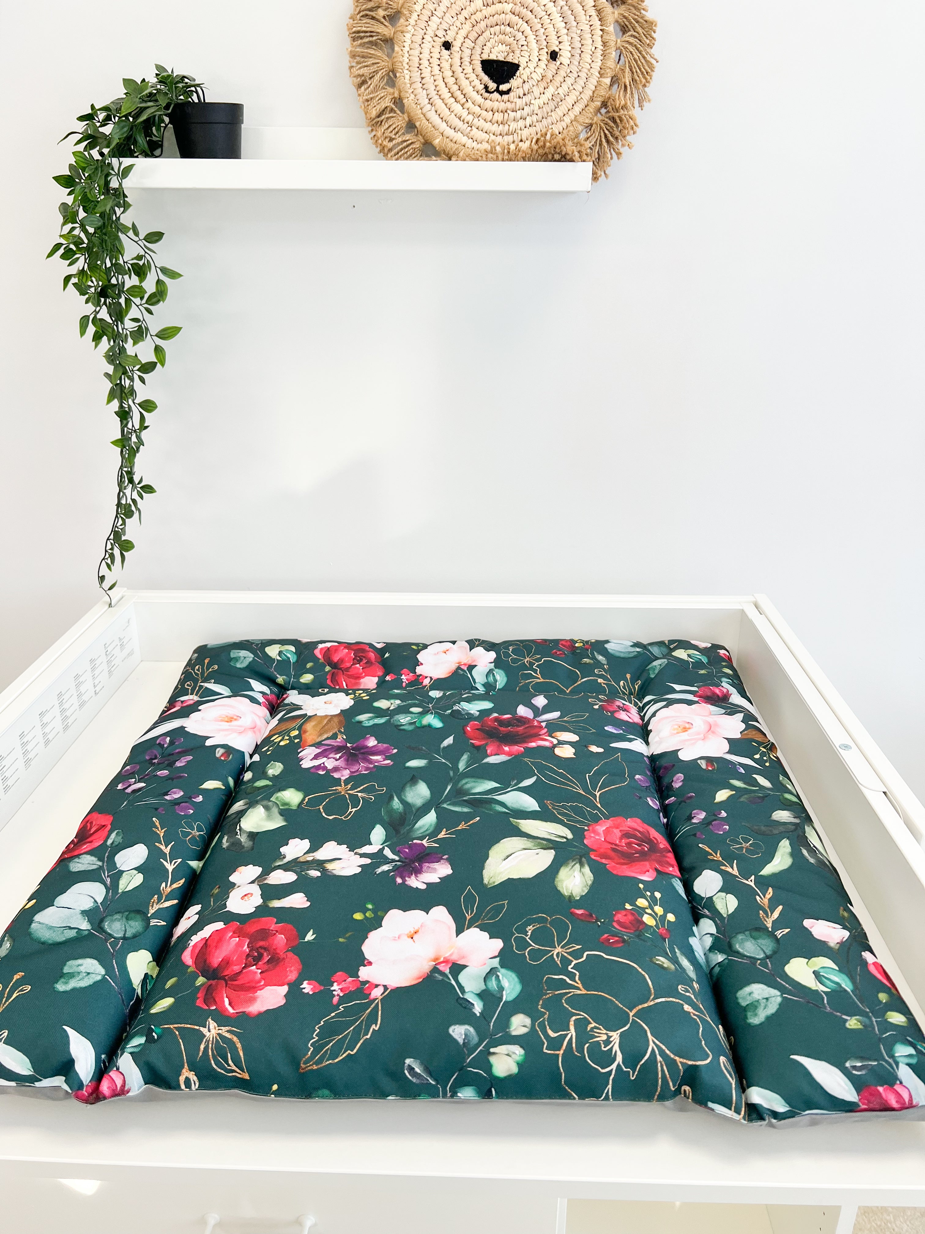 Waterproof changing pad - Peonies