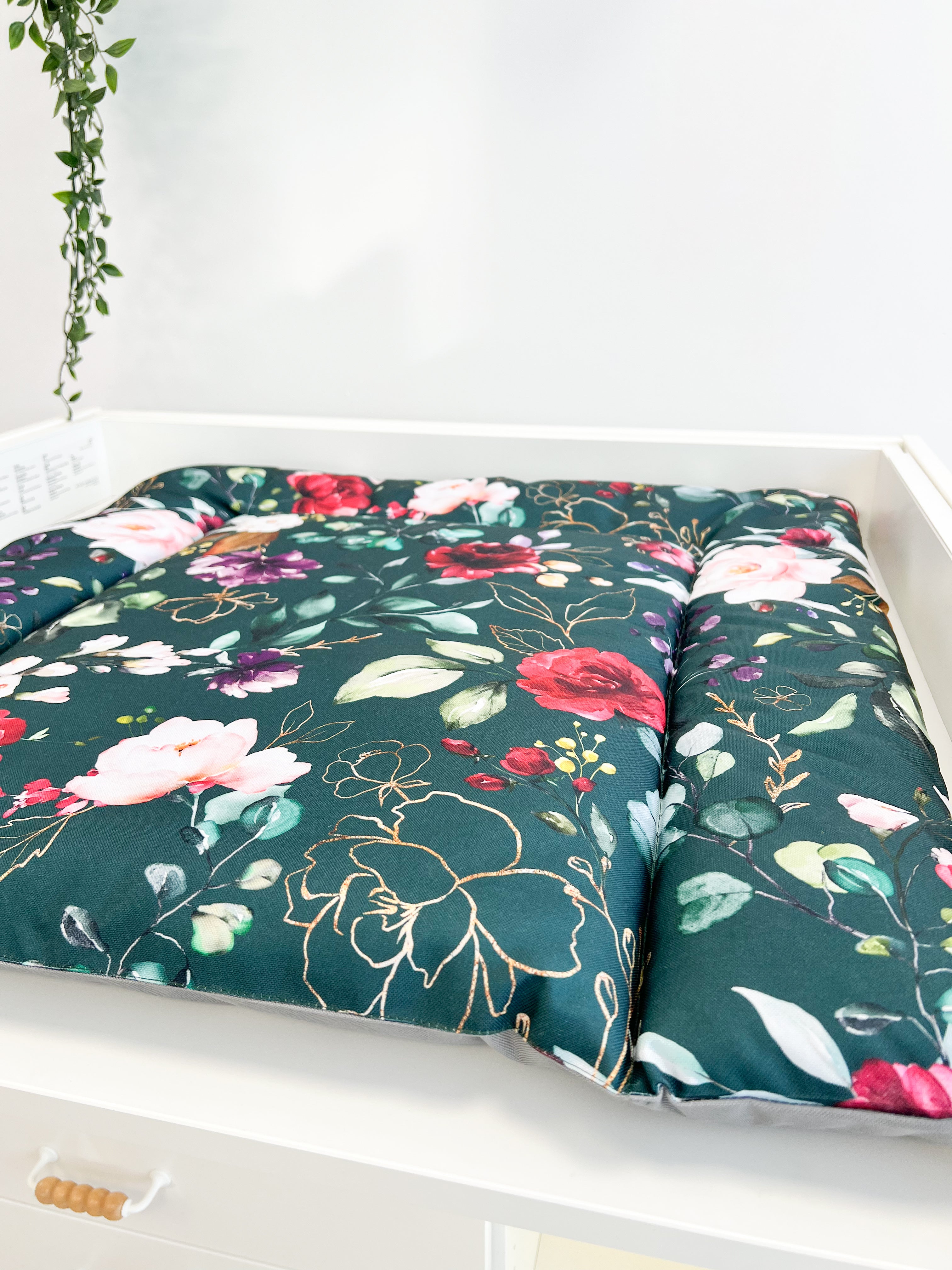 Waterproof changing pad - Peonies
