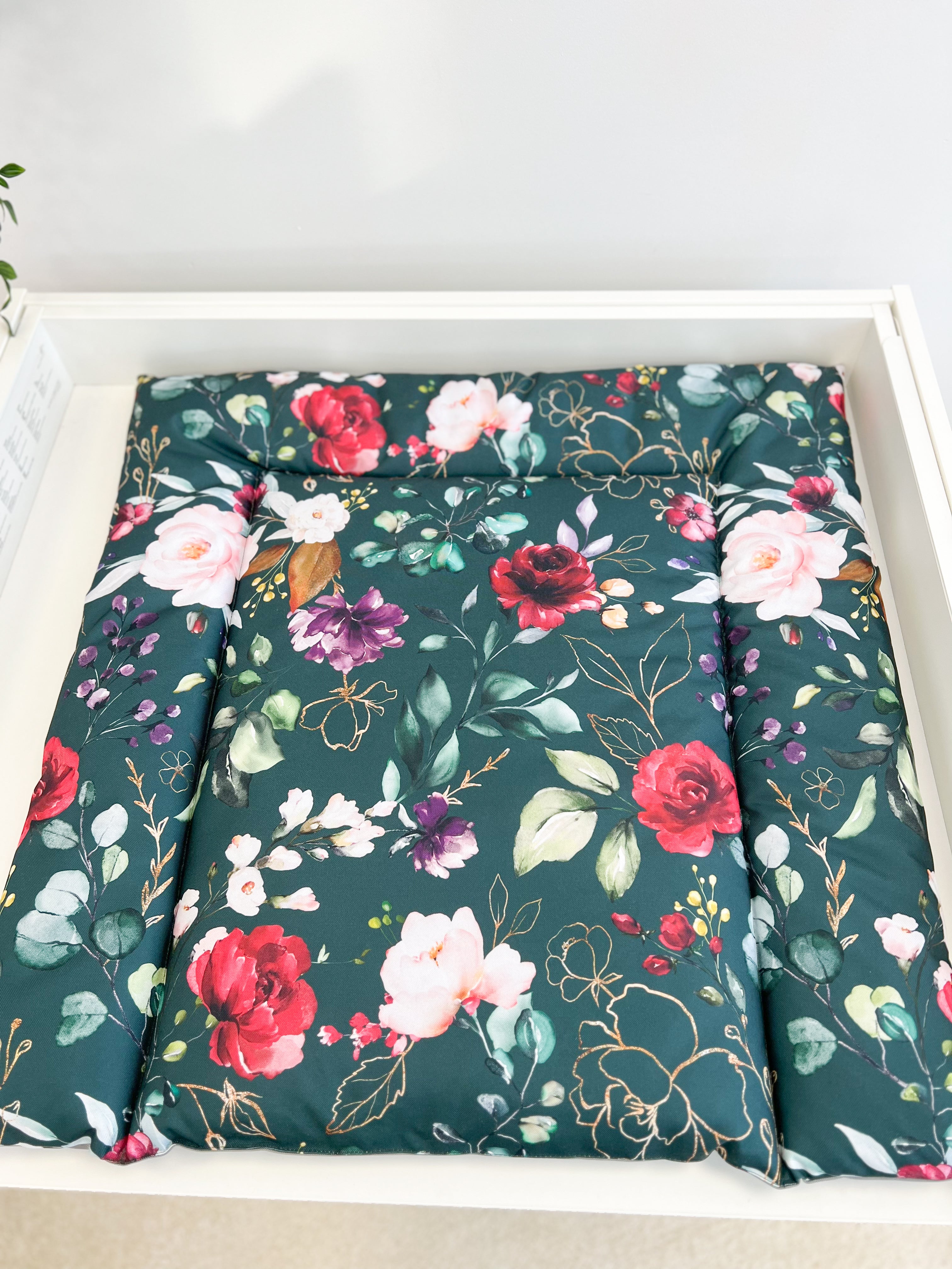 Waterproof changing pad - Peonies