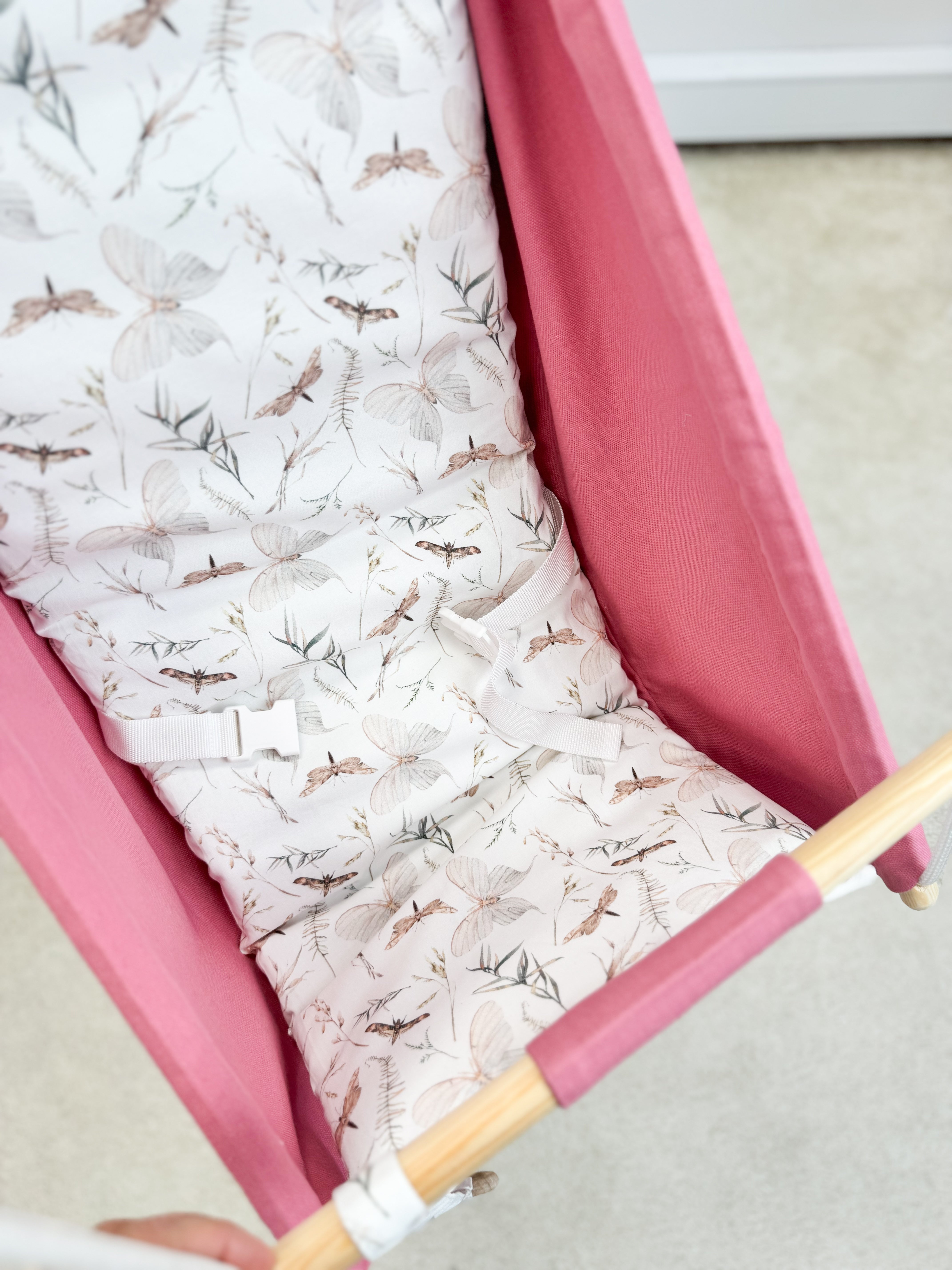 Pink Hammock baby swing