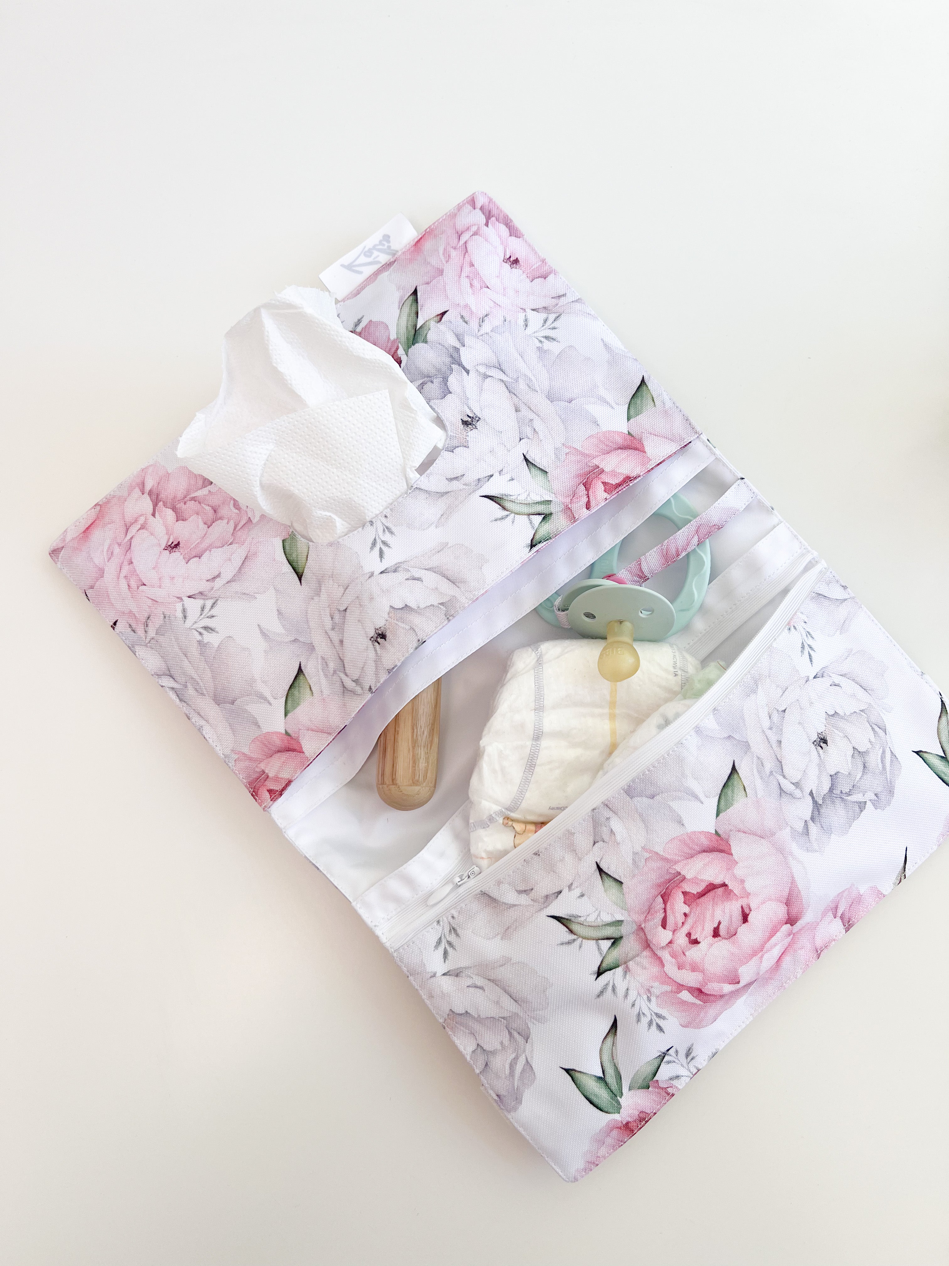 Diaper Bag - Peonies