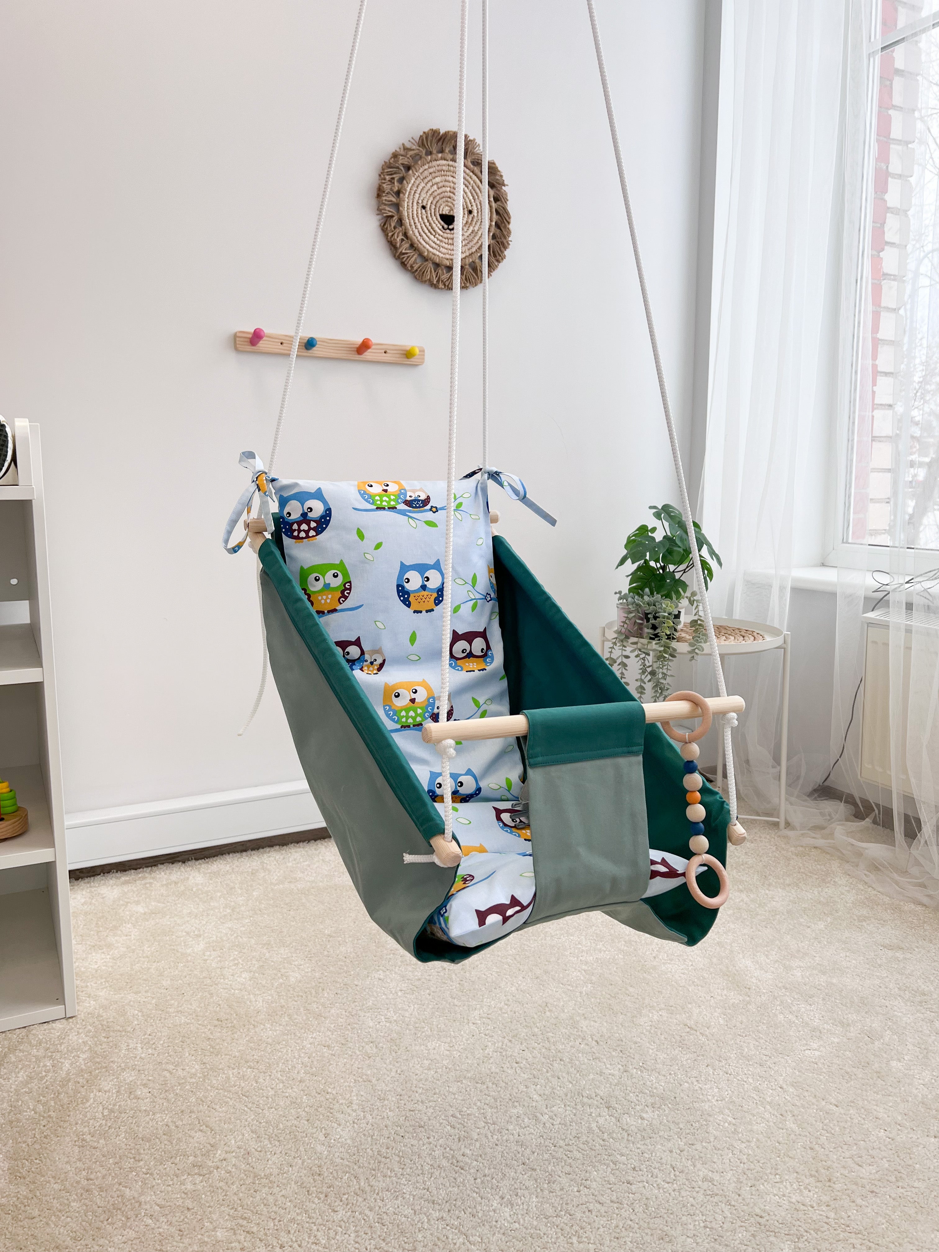 Hammock swing baby "Owls"