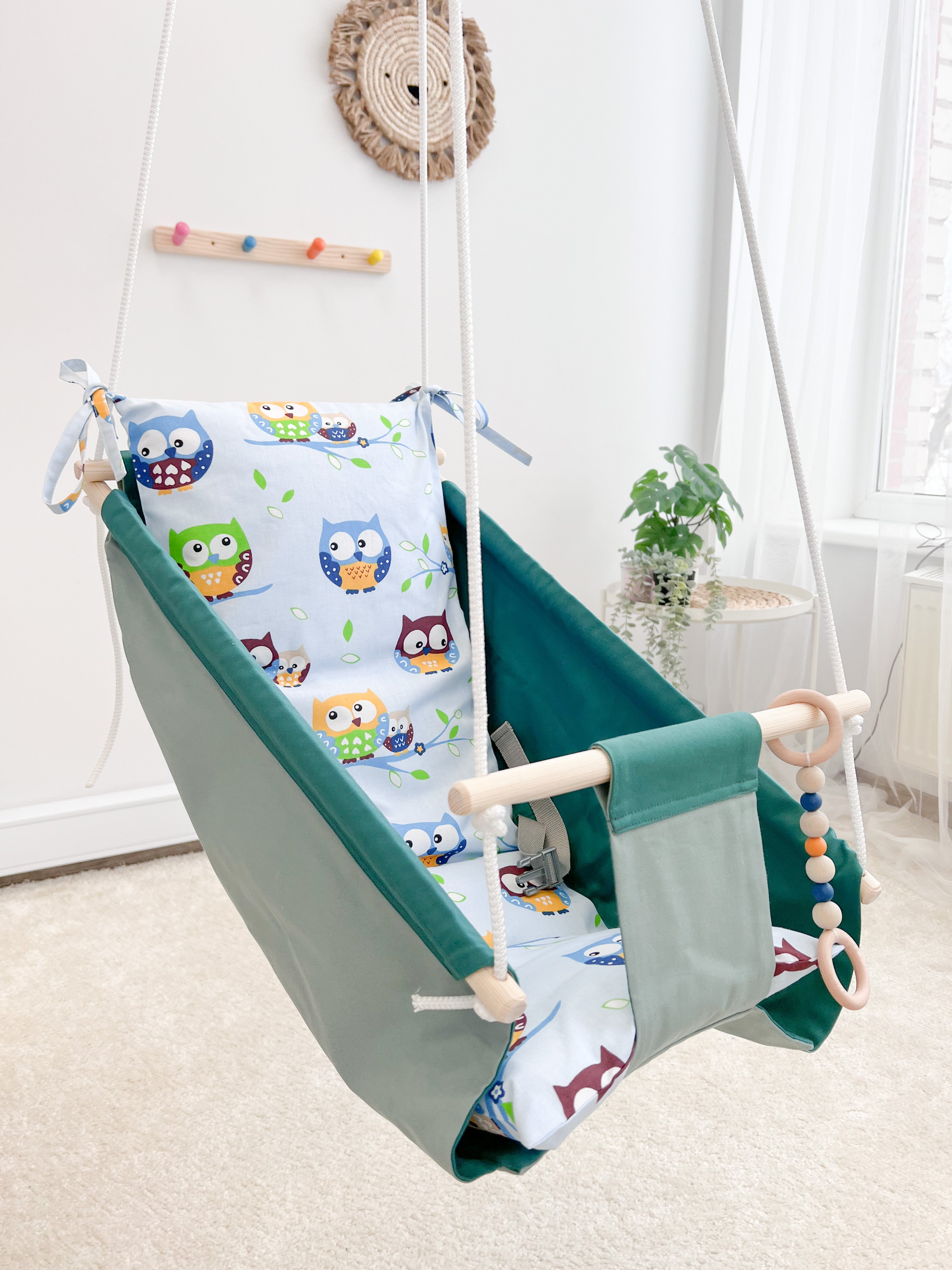 Hammock swing baby "Owls"