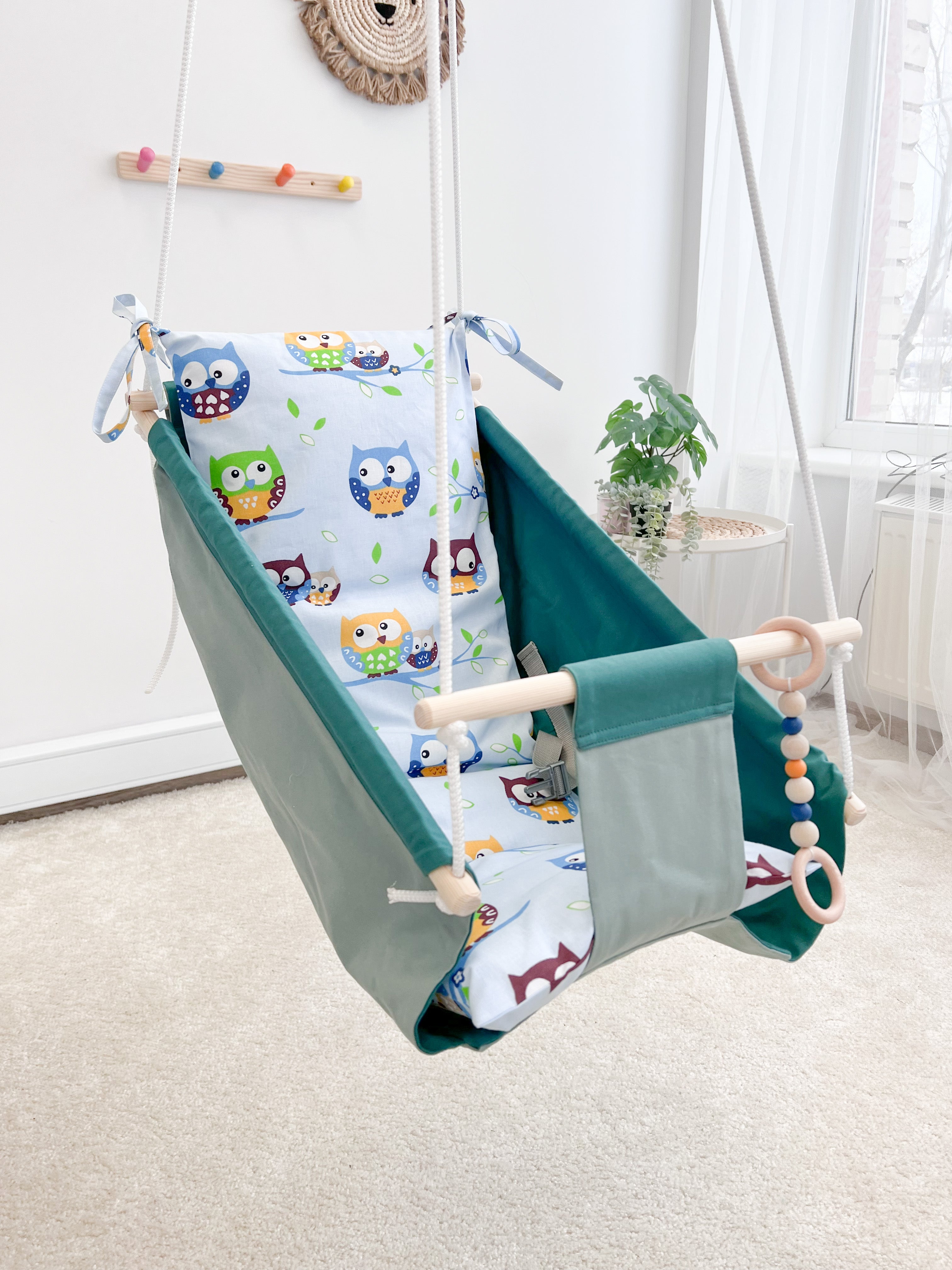 Hammock swing baby "Owls"