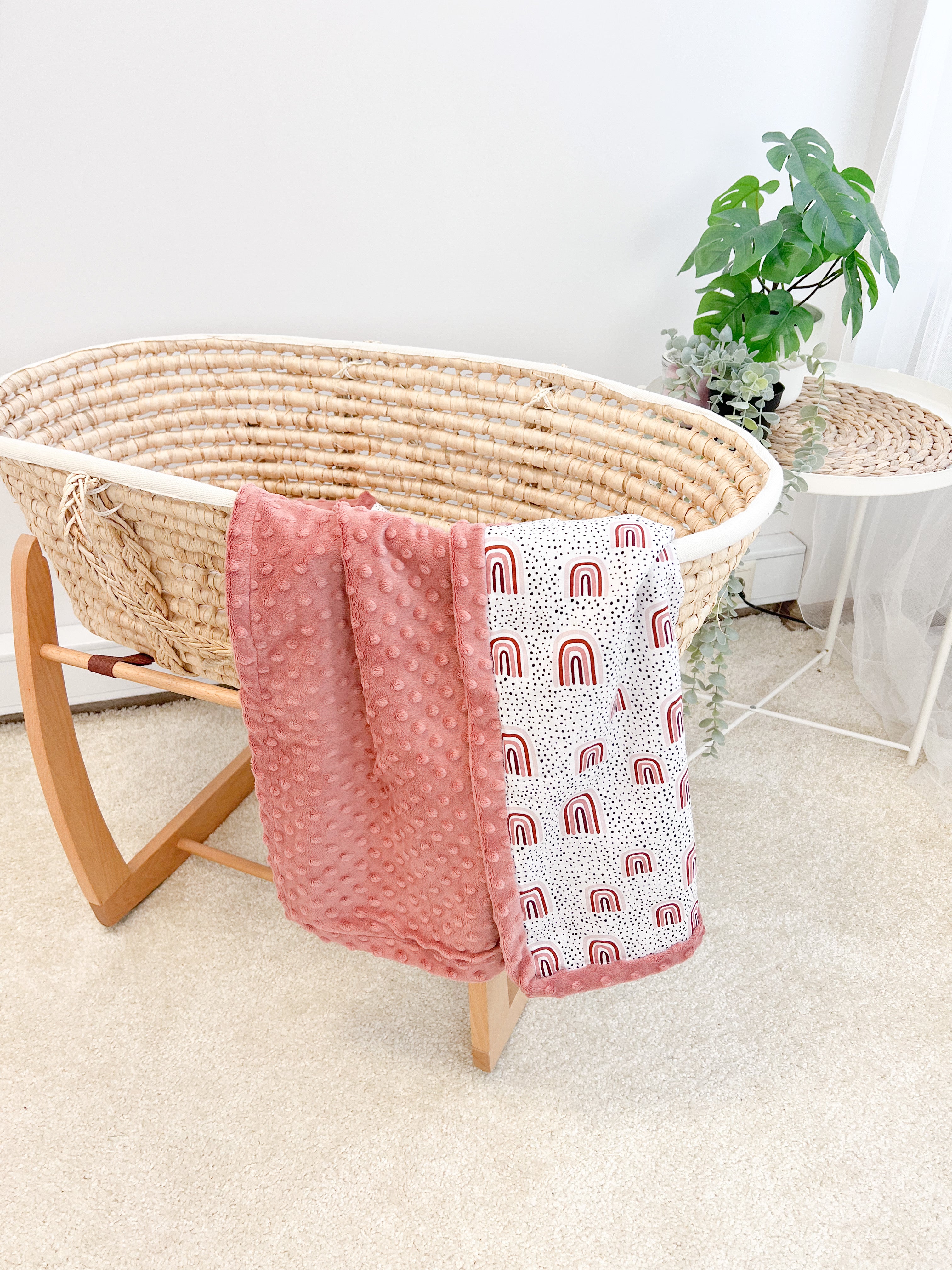 Cotton blanket "Rainbows"