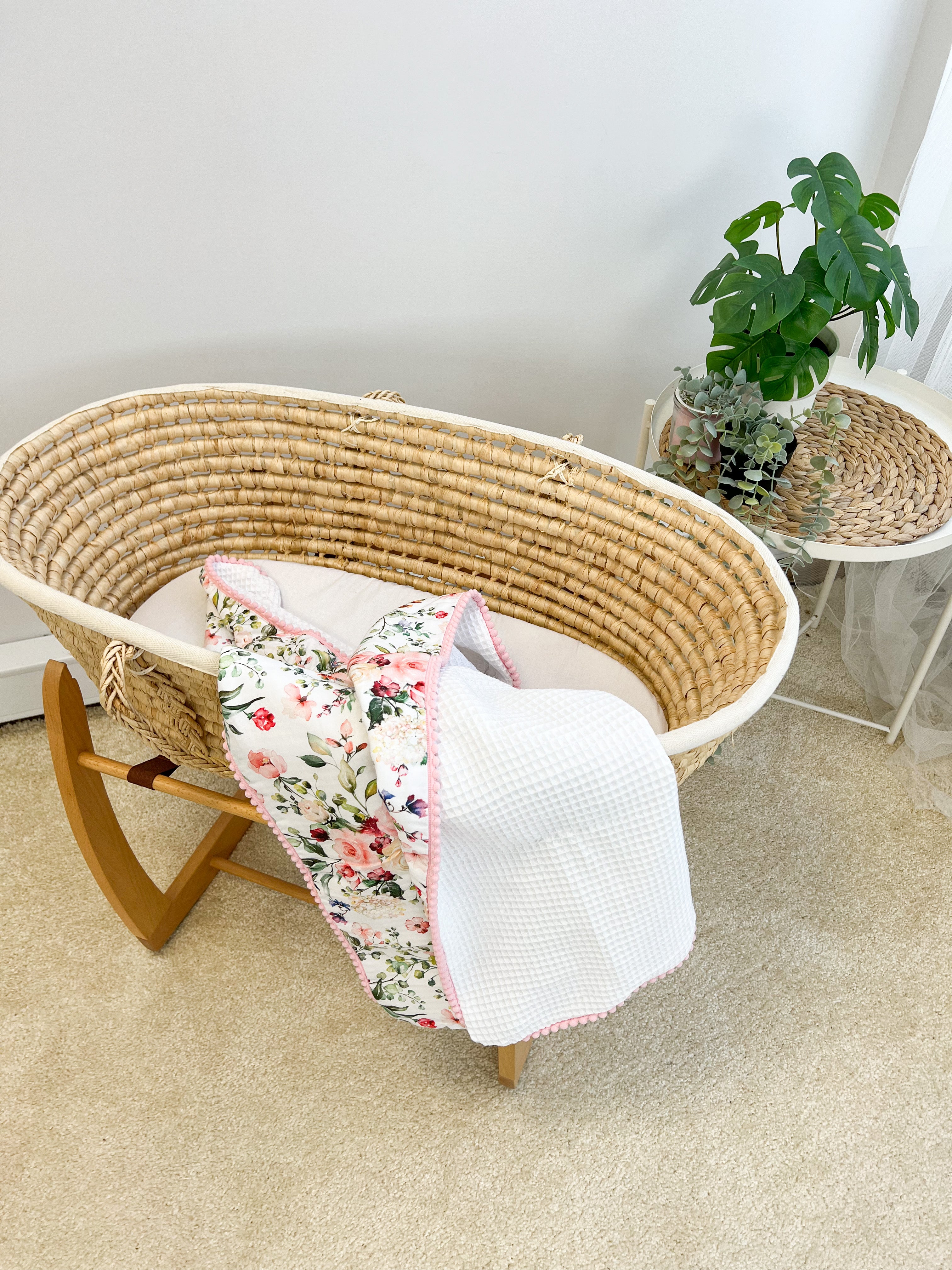 Cotton blanket "Rich Flowers"