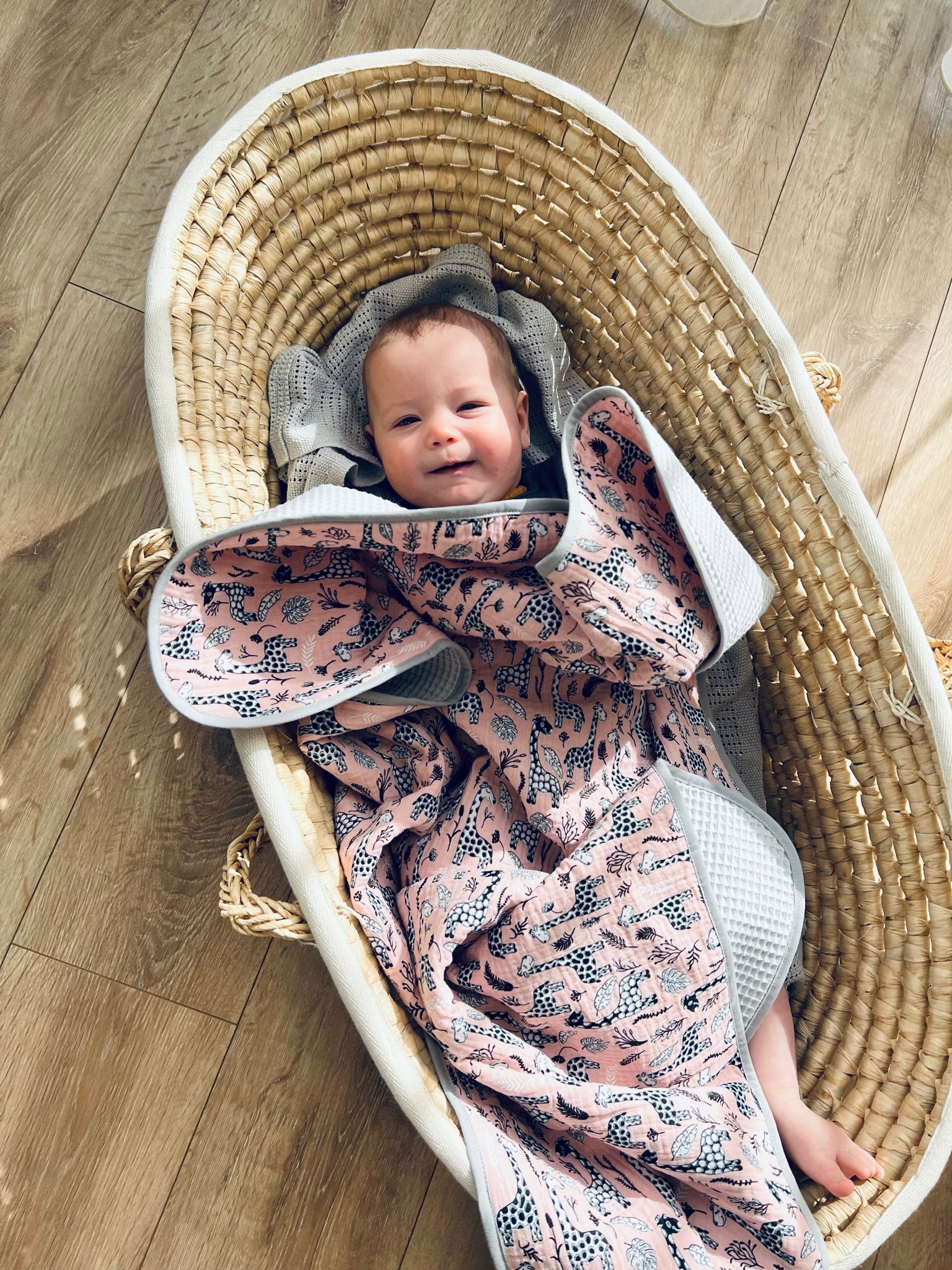 Cotton blanket "Giraffe"