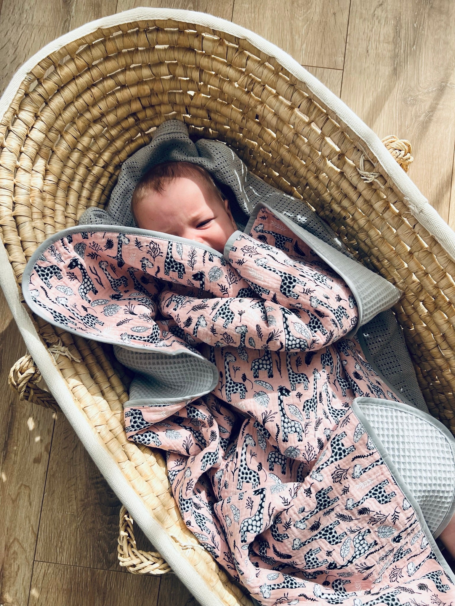 Cotton blanket "Giraffe"