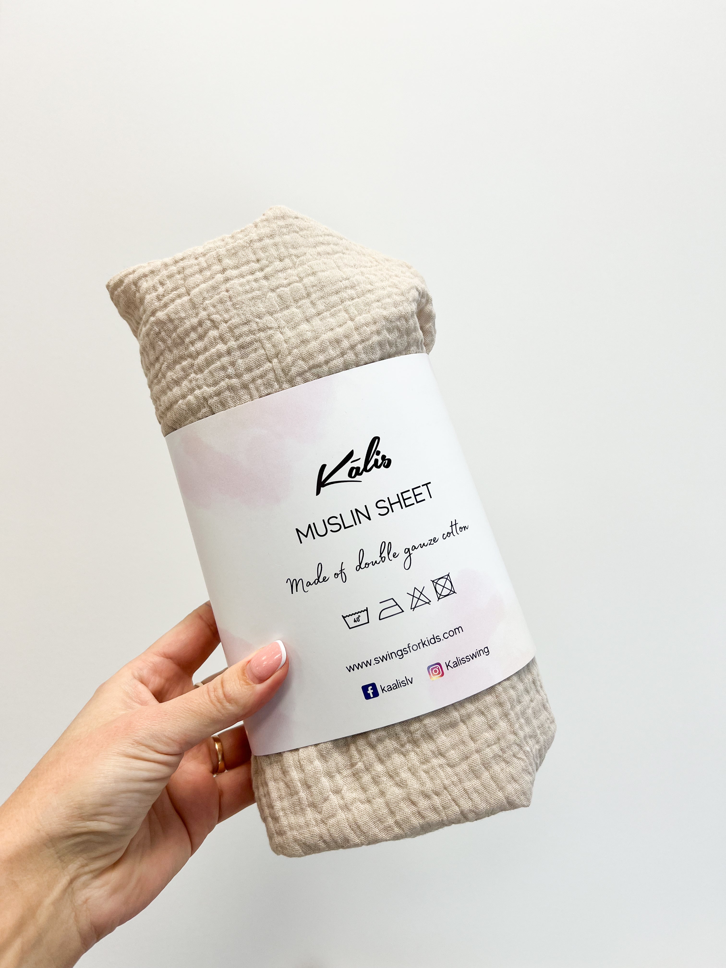 Crib sheets Beige