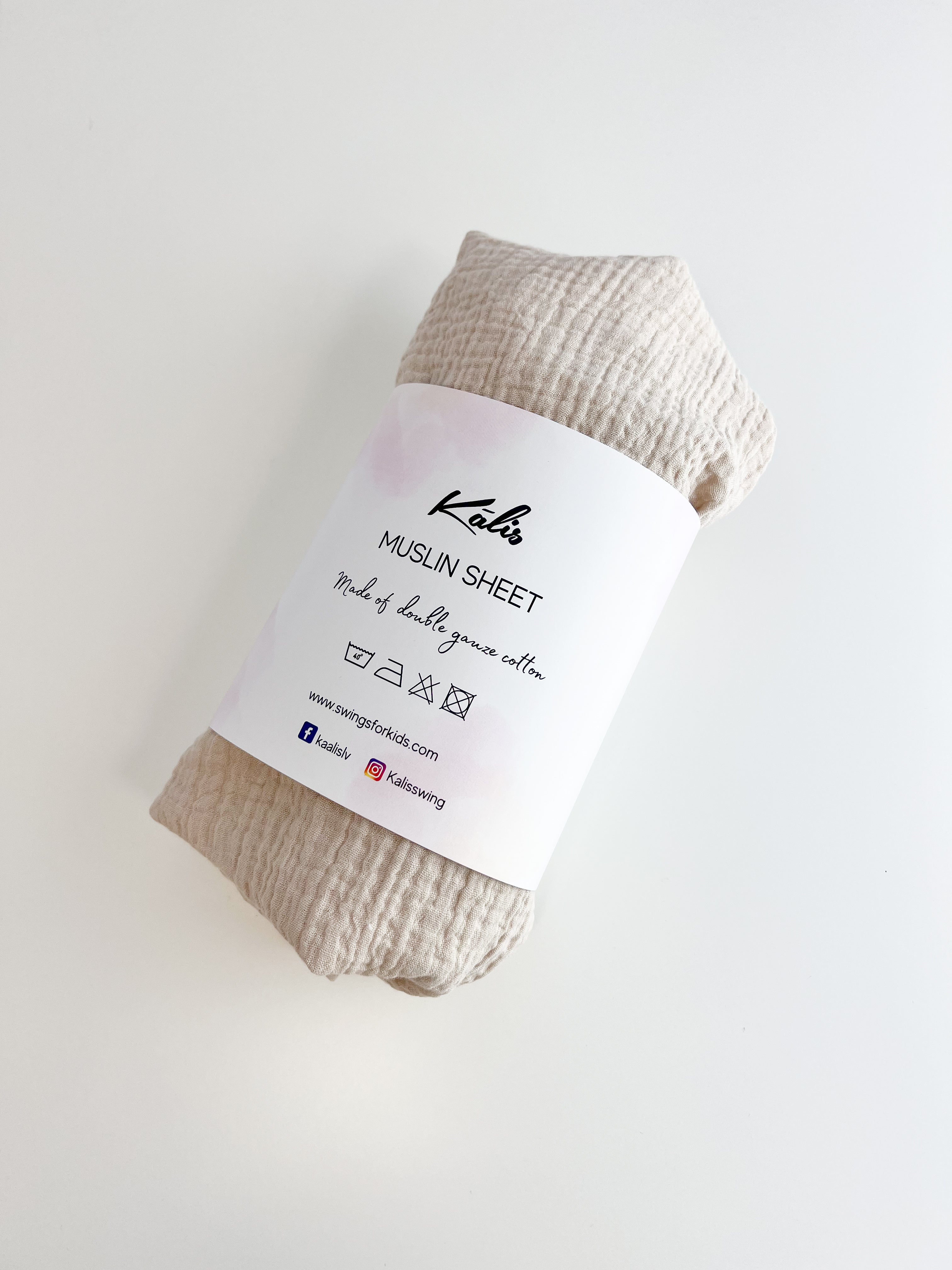 Crib sheets Beige