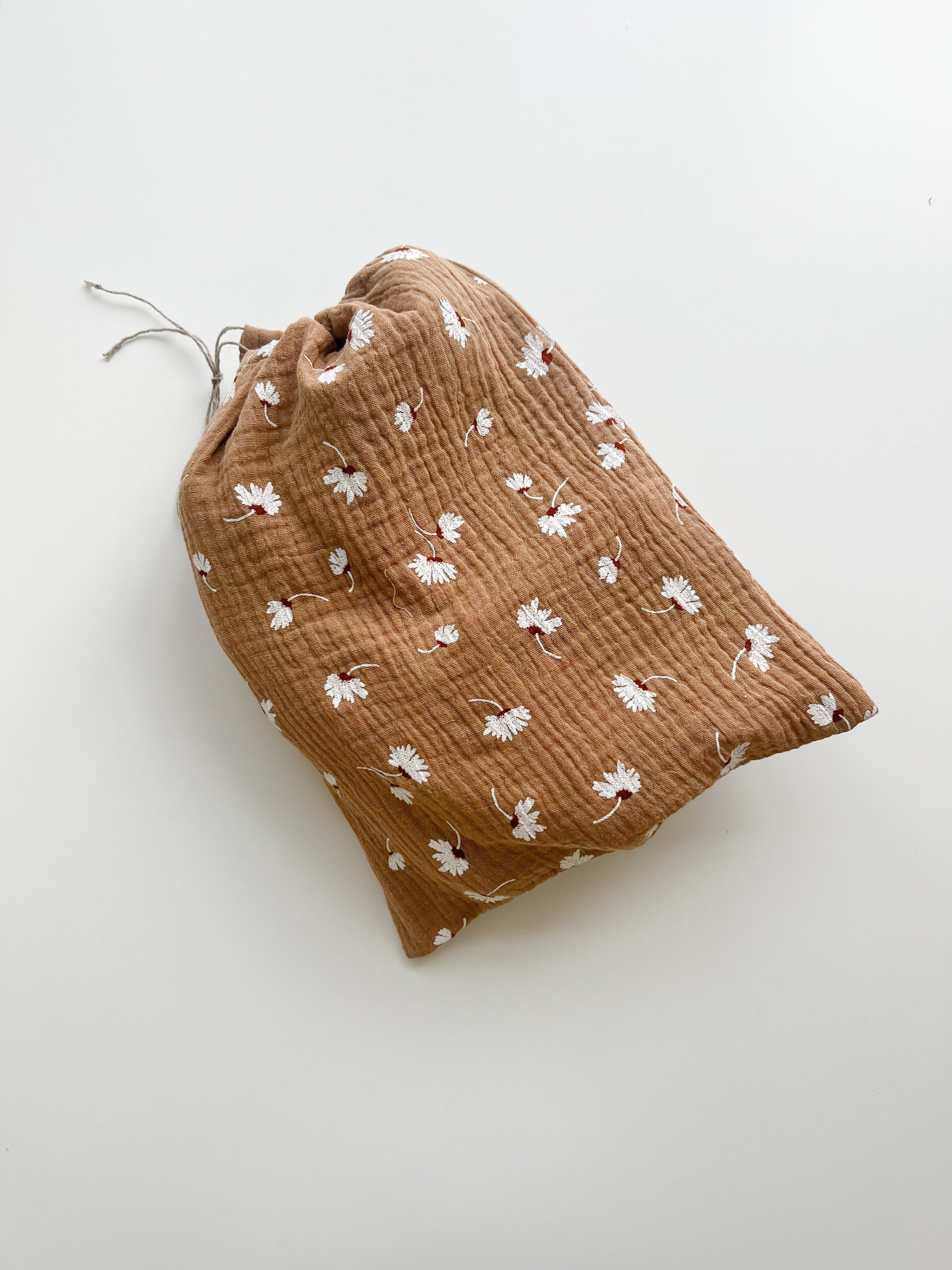 Breastfeeding cover - Brown Flowers