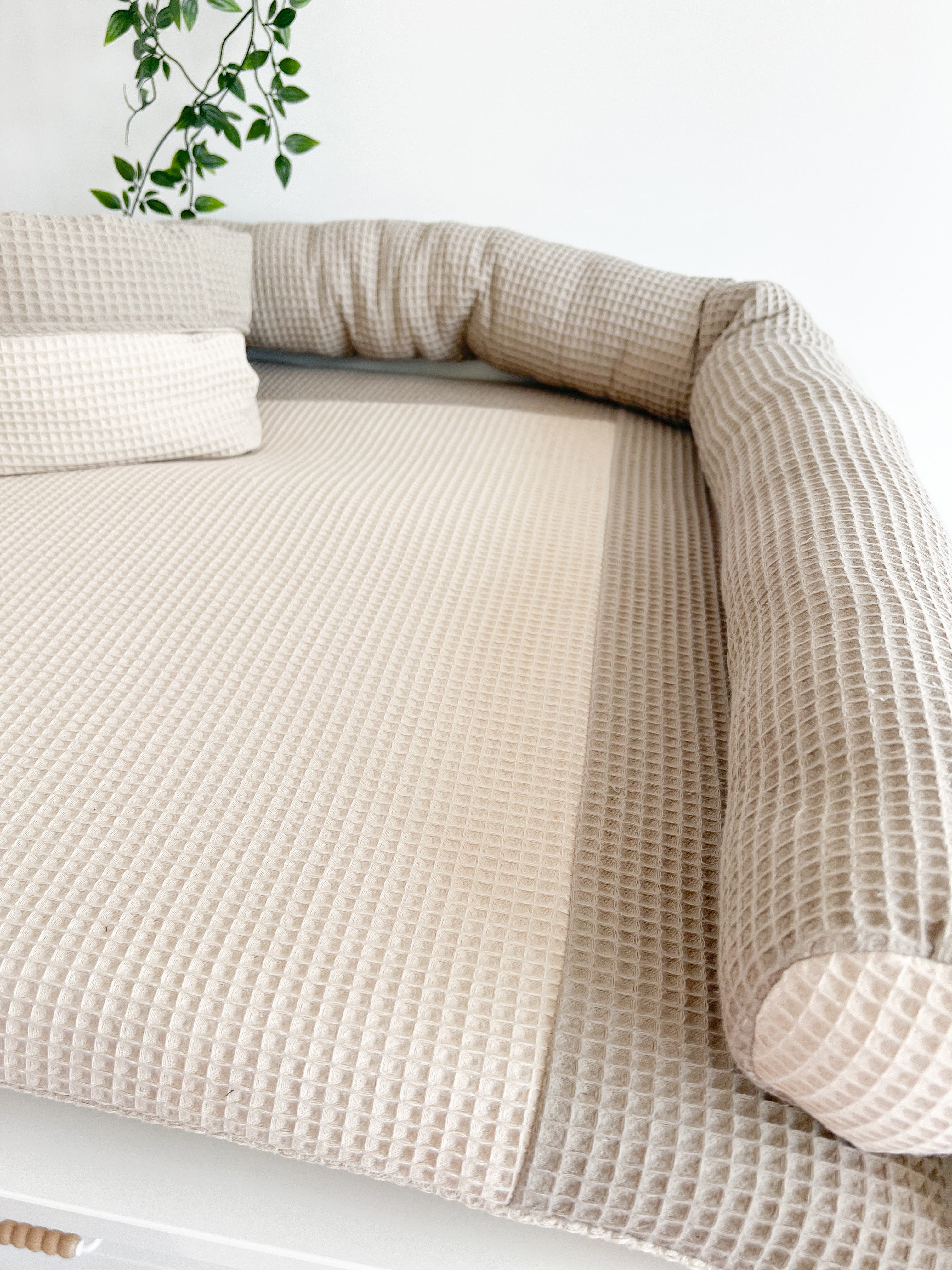 Cotton changing pad - Beige