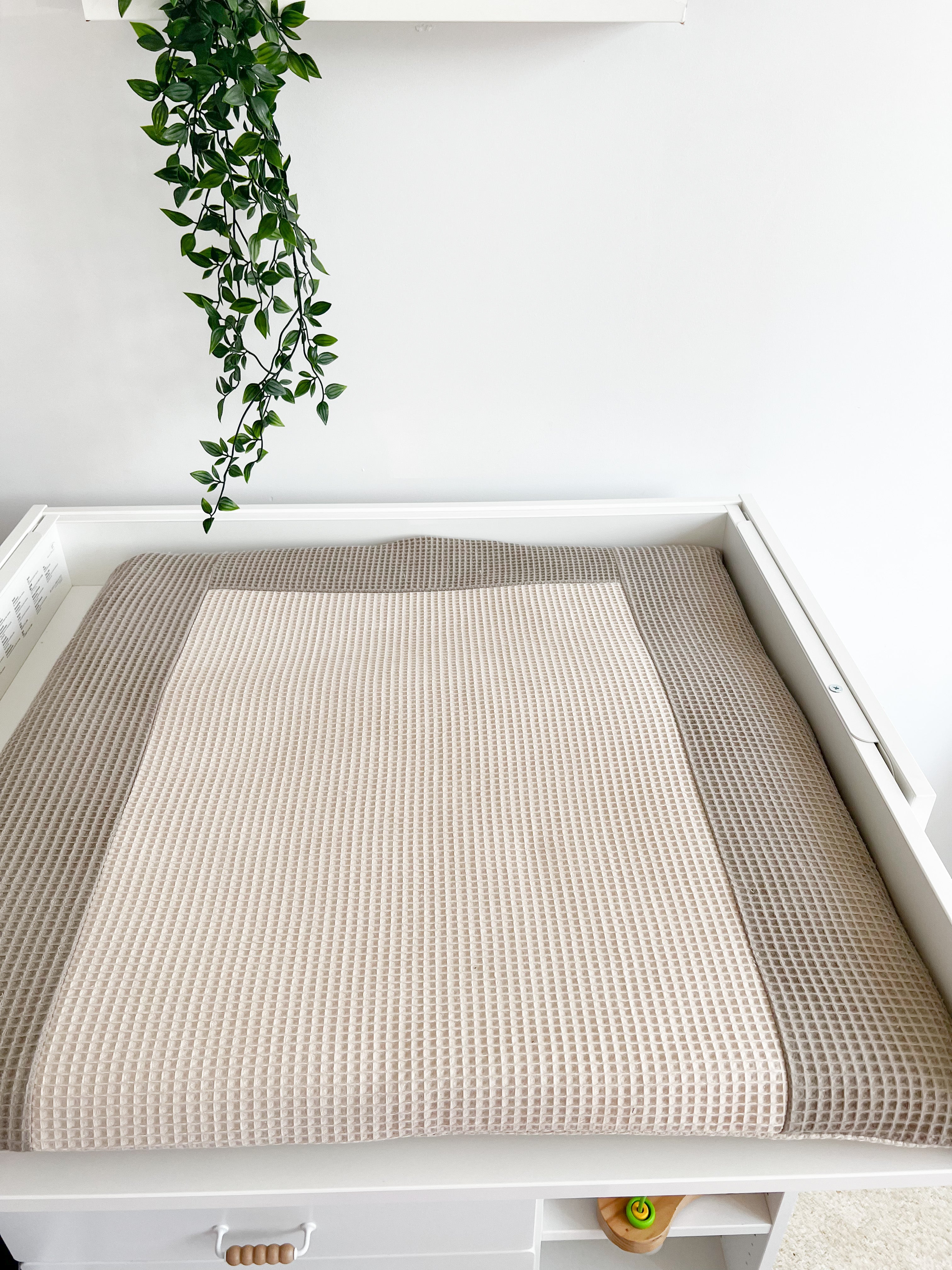 Cotton changing pad - Beige