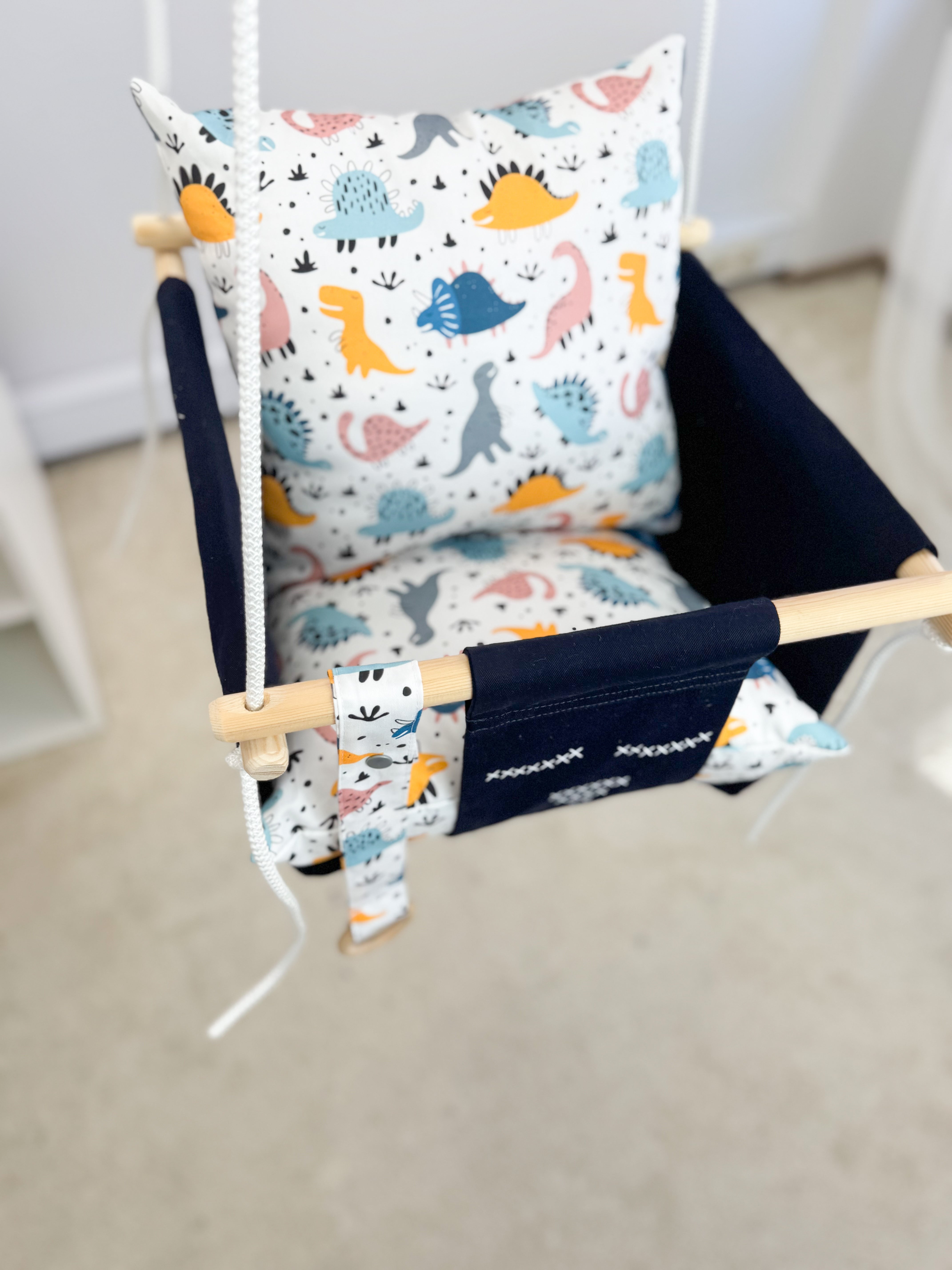 Navy blue Swing "Dino"