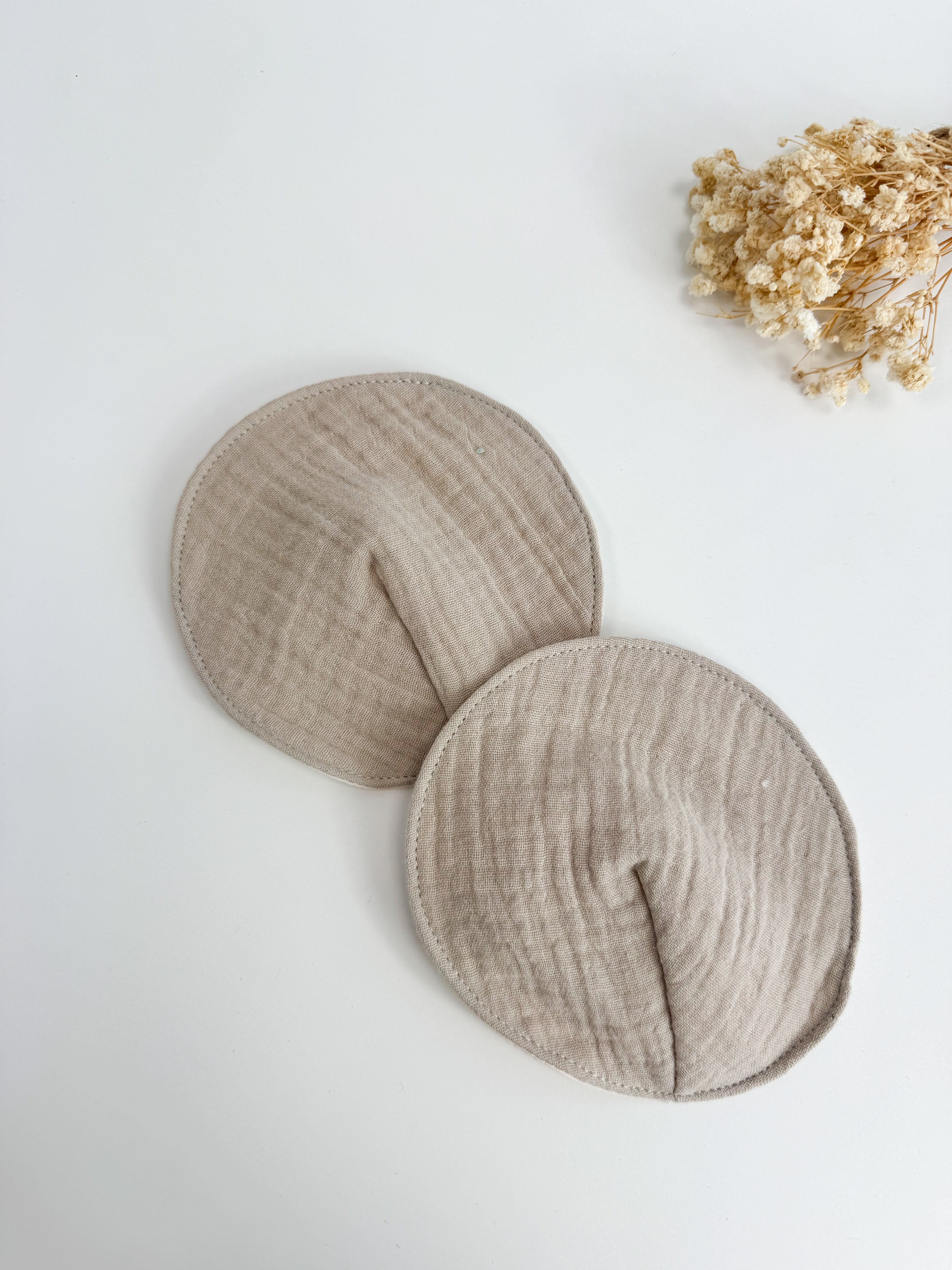 Krūts barošanas ieliktnīši - Bēšs