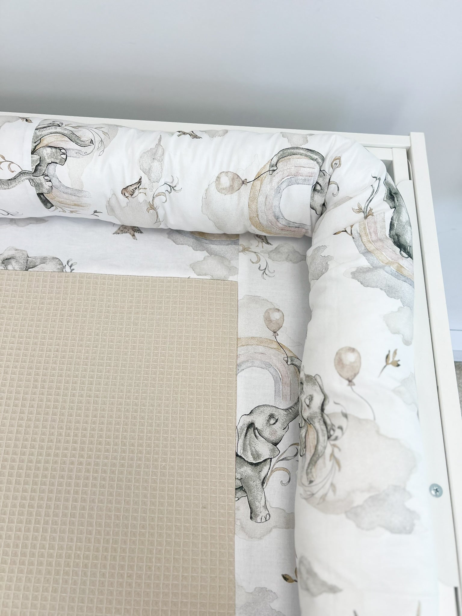 Cotton changing pad - Elephants