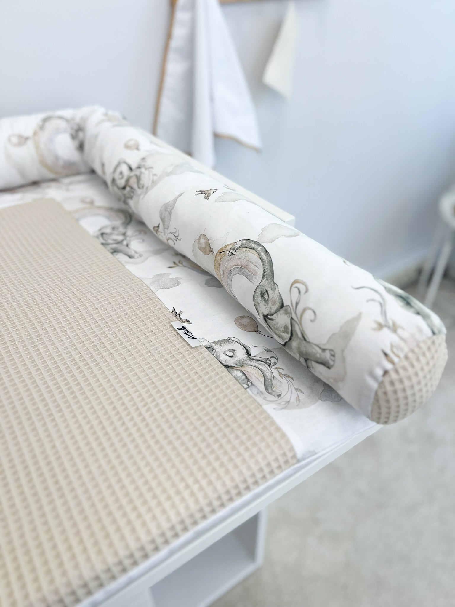 Cotton changing pad - Elephants