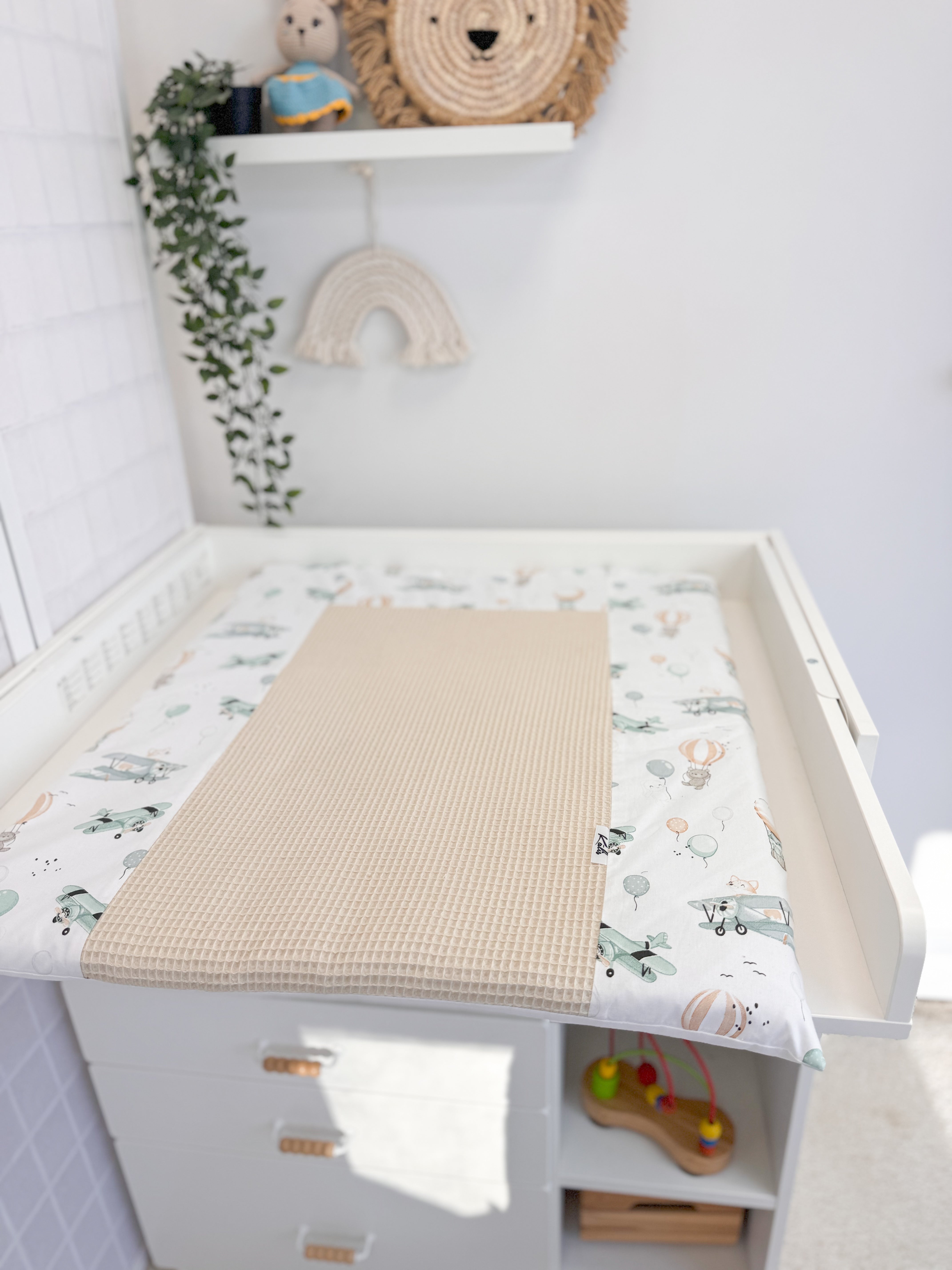 Cotton changing pad, 60 x 70 cm