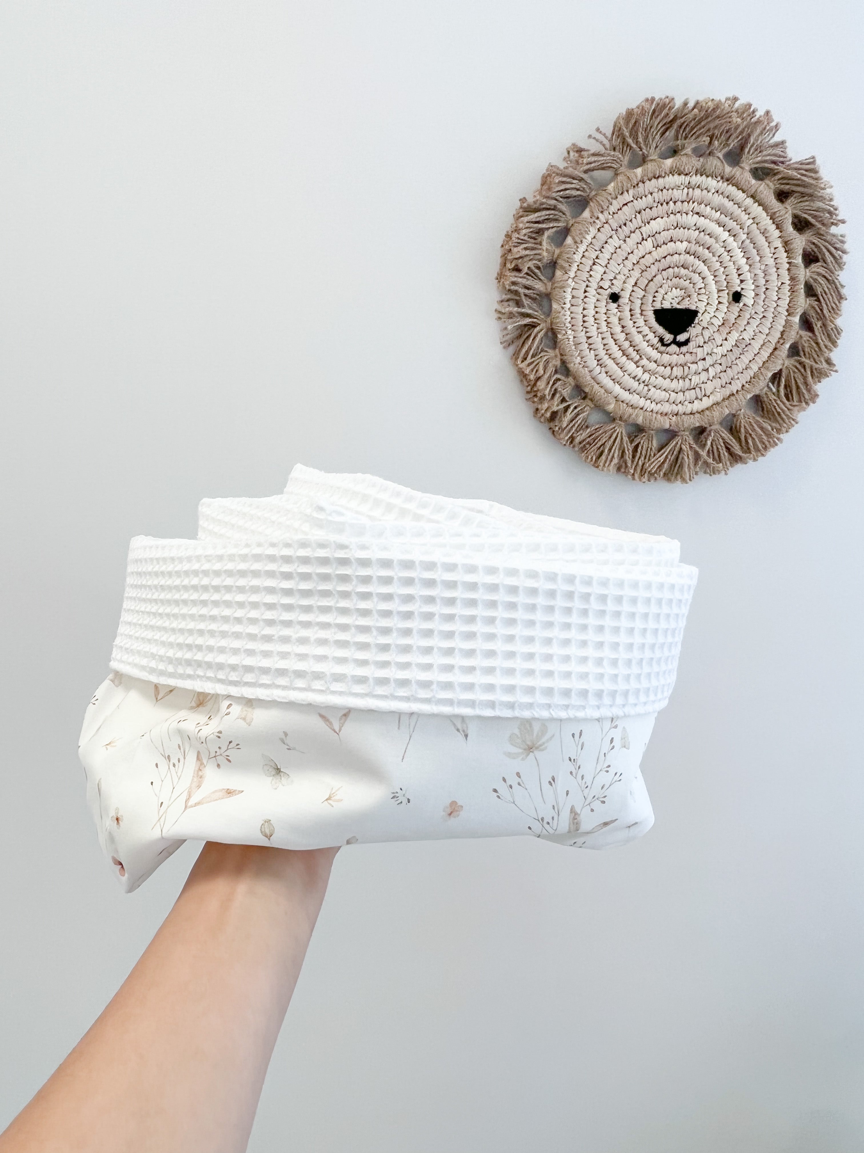 Cotton changing pad - Meadow
