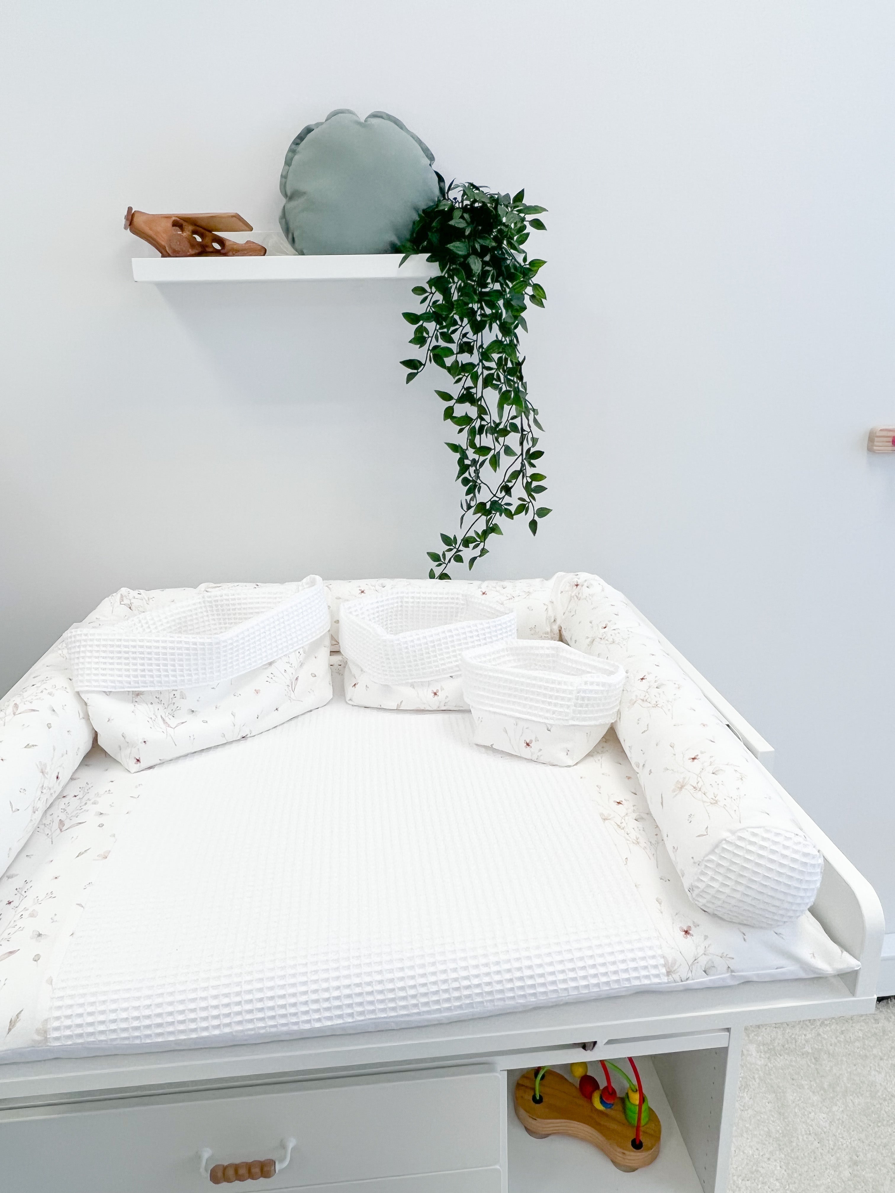 Cotton changing pad - Meadow