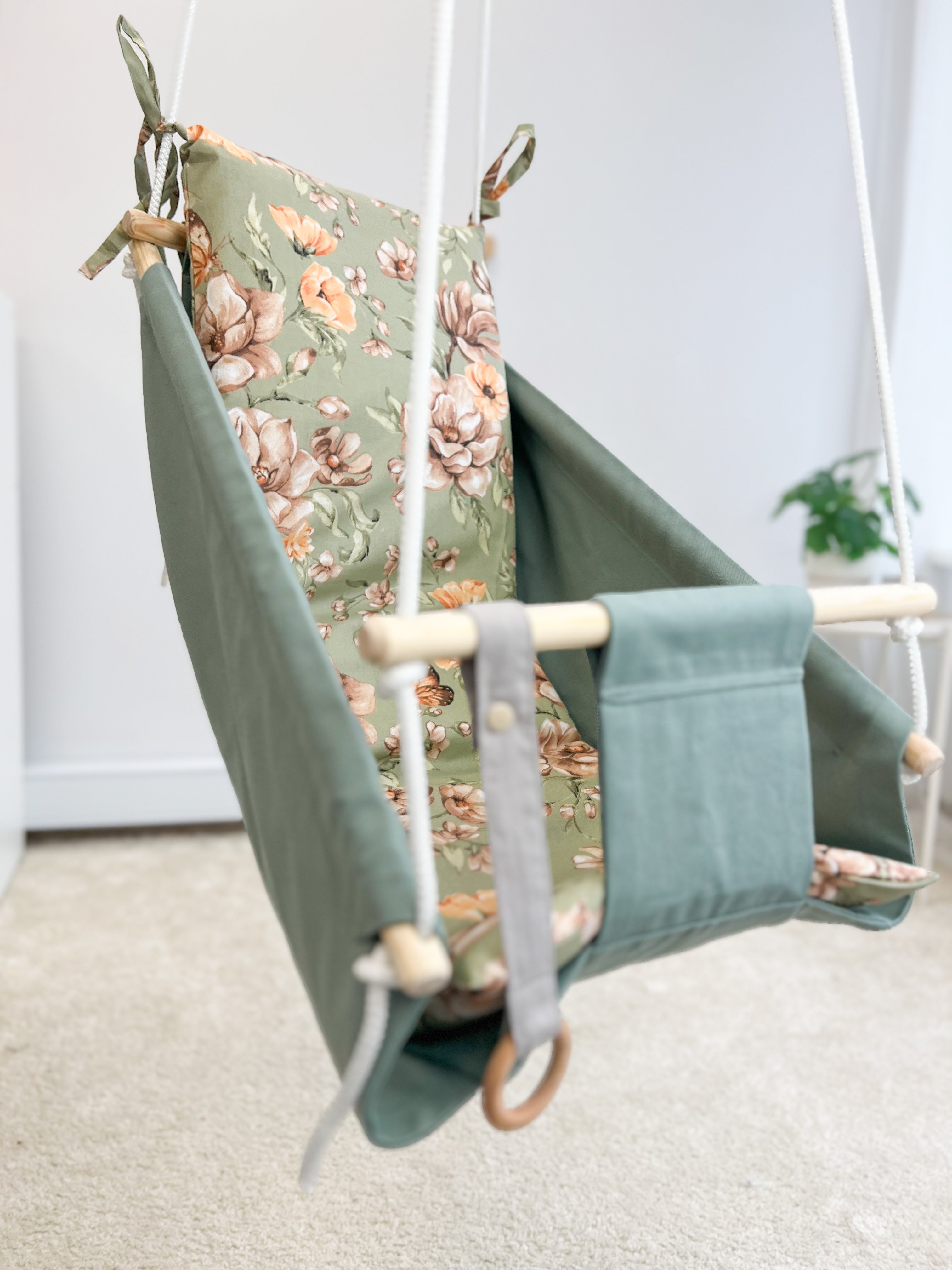 Hammock baby swing "Flowers"