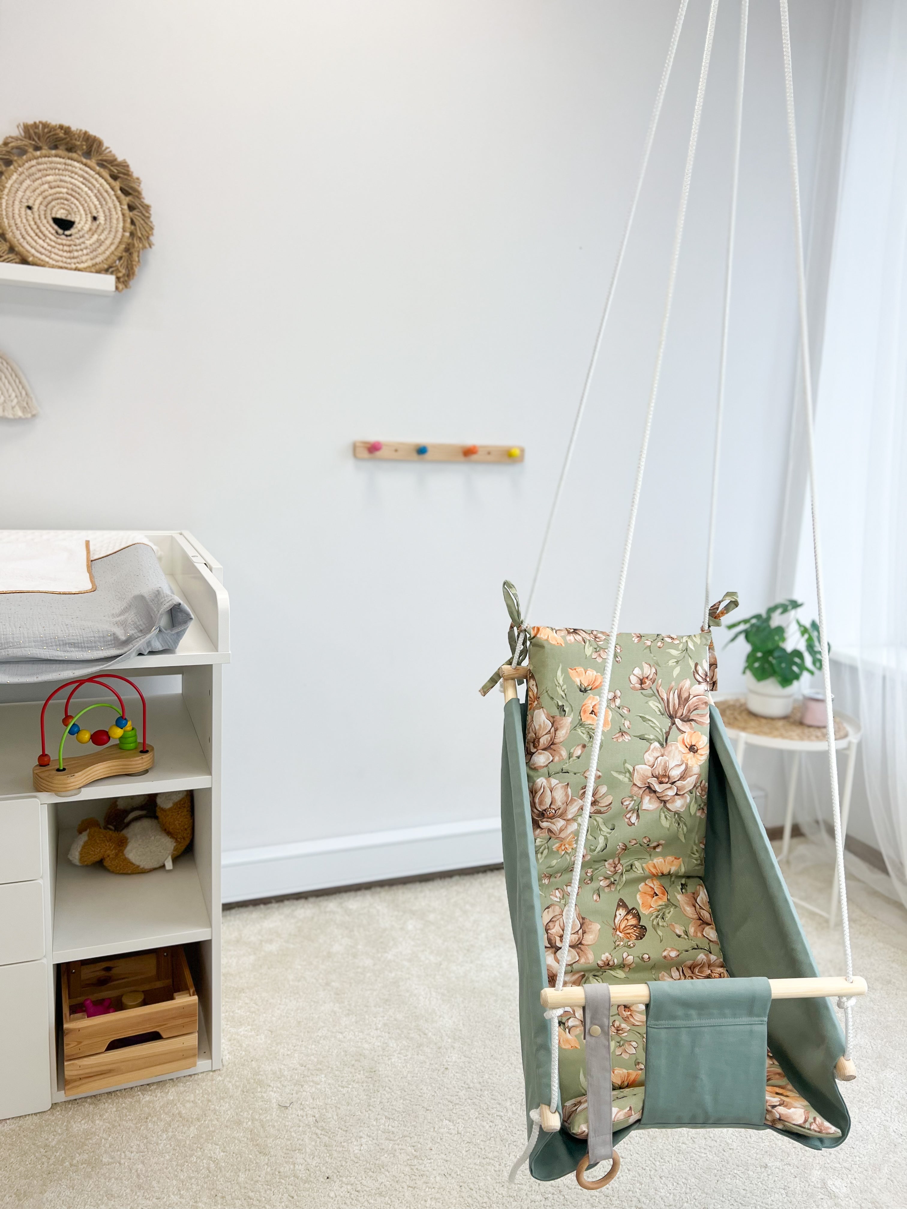 Hammock baby swing "Flowers"