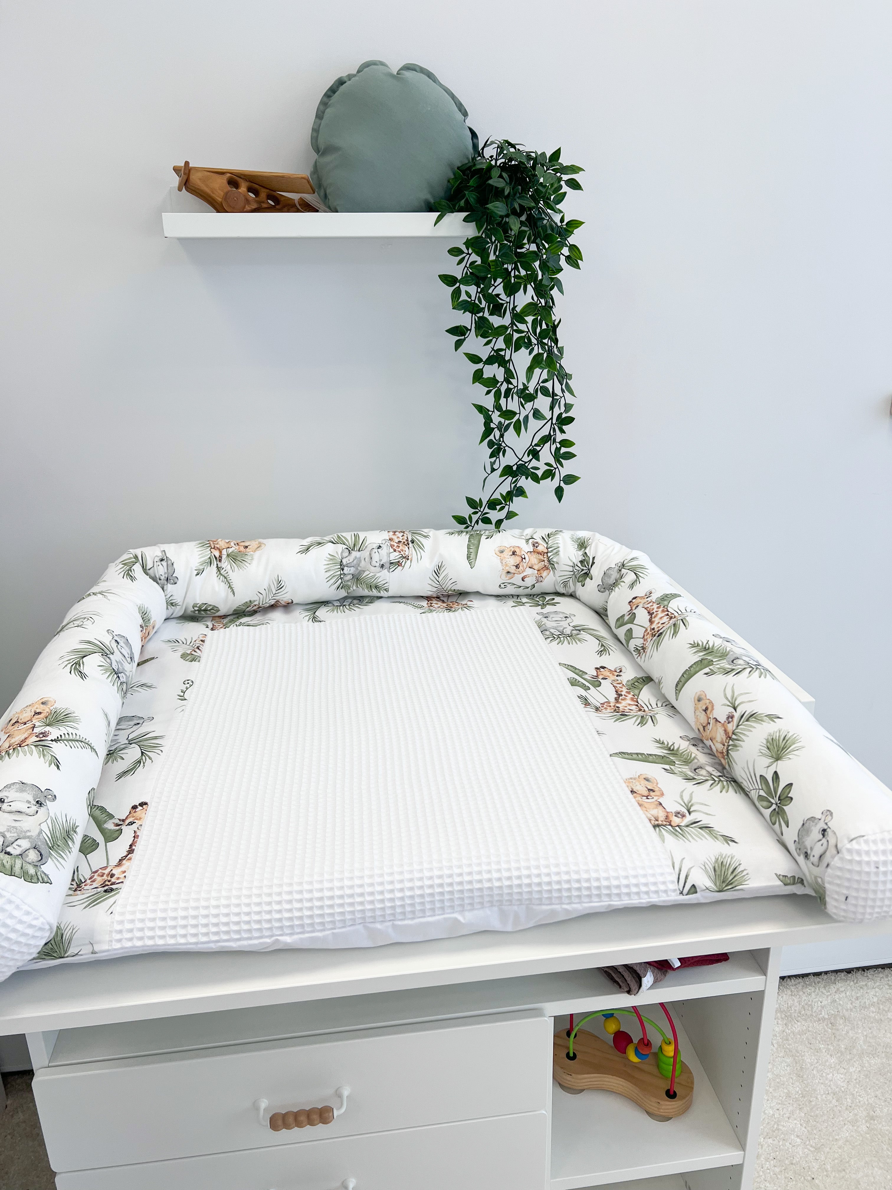 Cotton changing pad - Safari