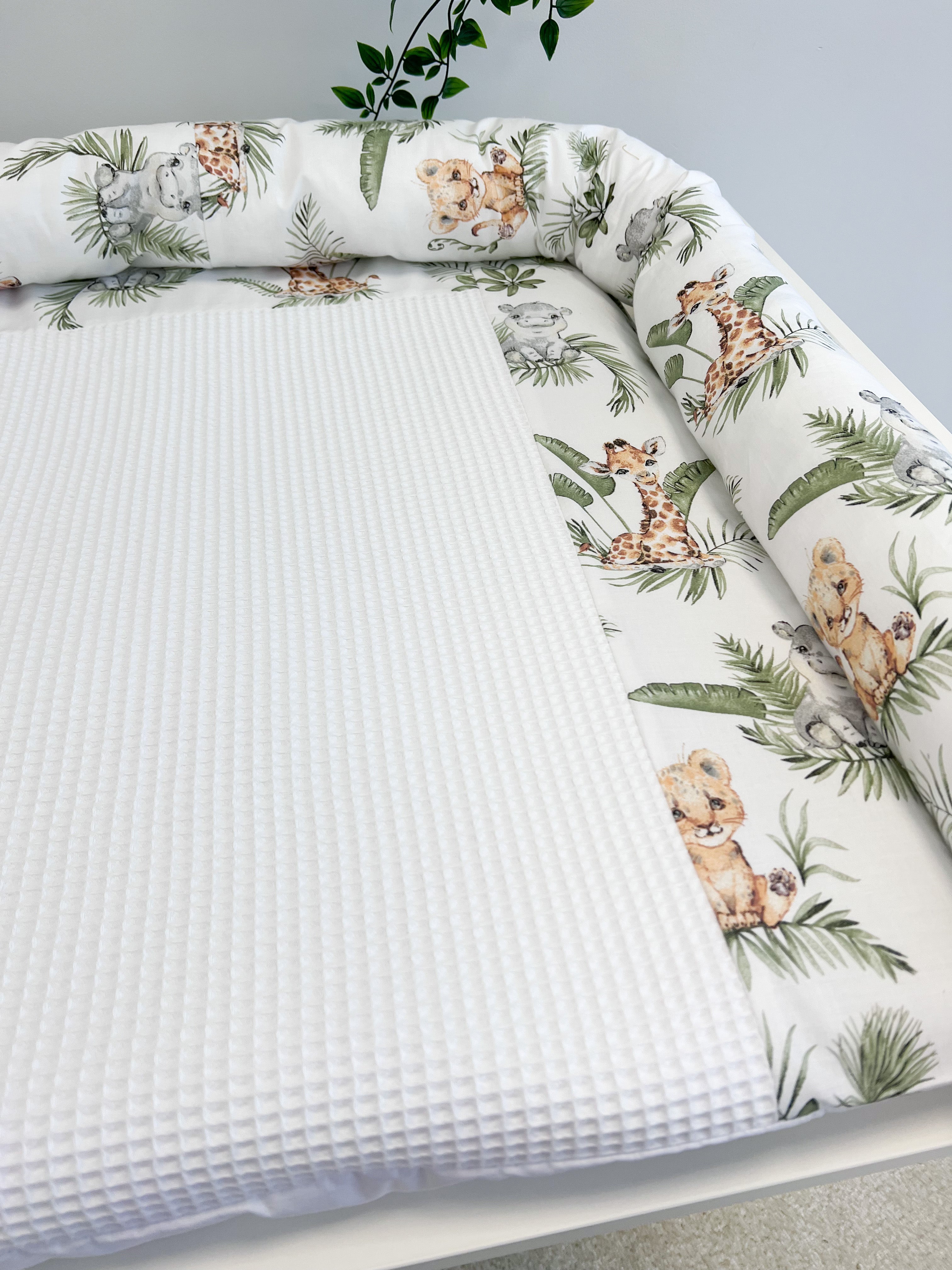 Cotton changing pad - Safari