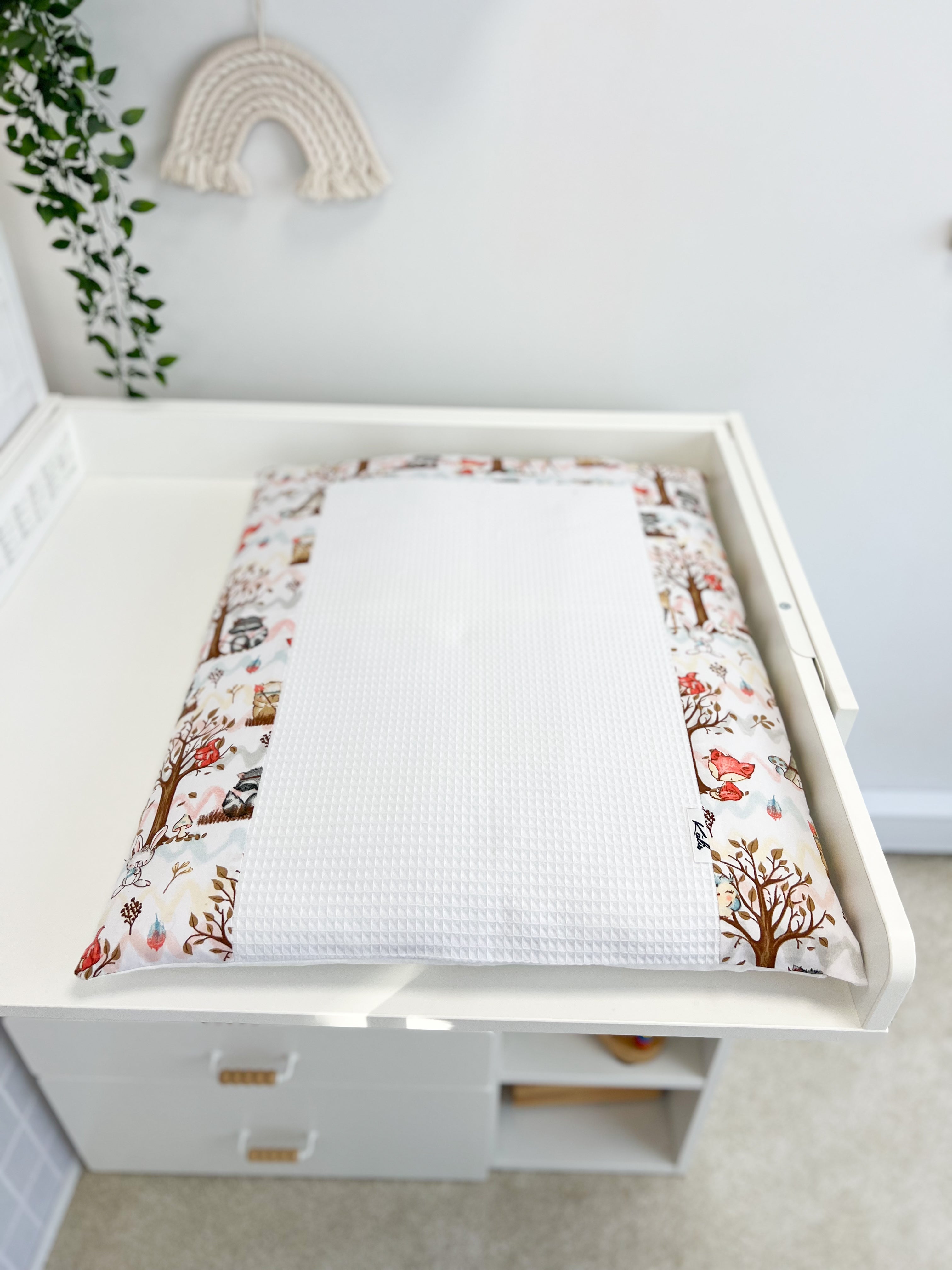 Cotton changing pad set "Fox" 60 x 70 cm
