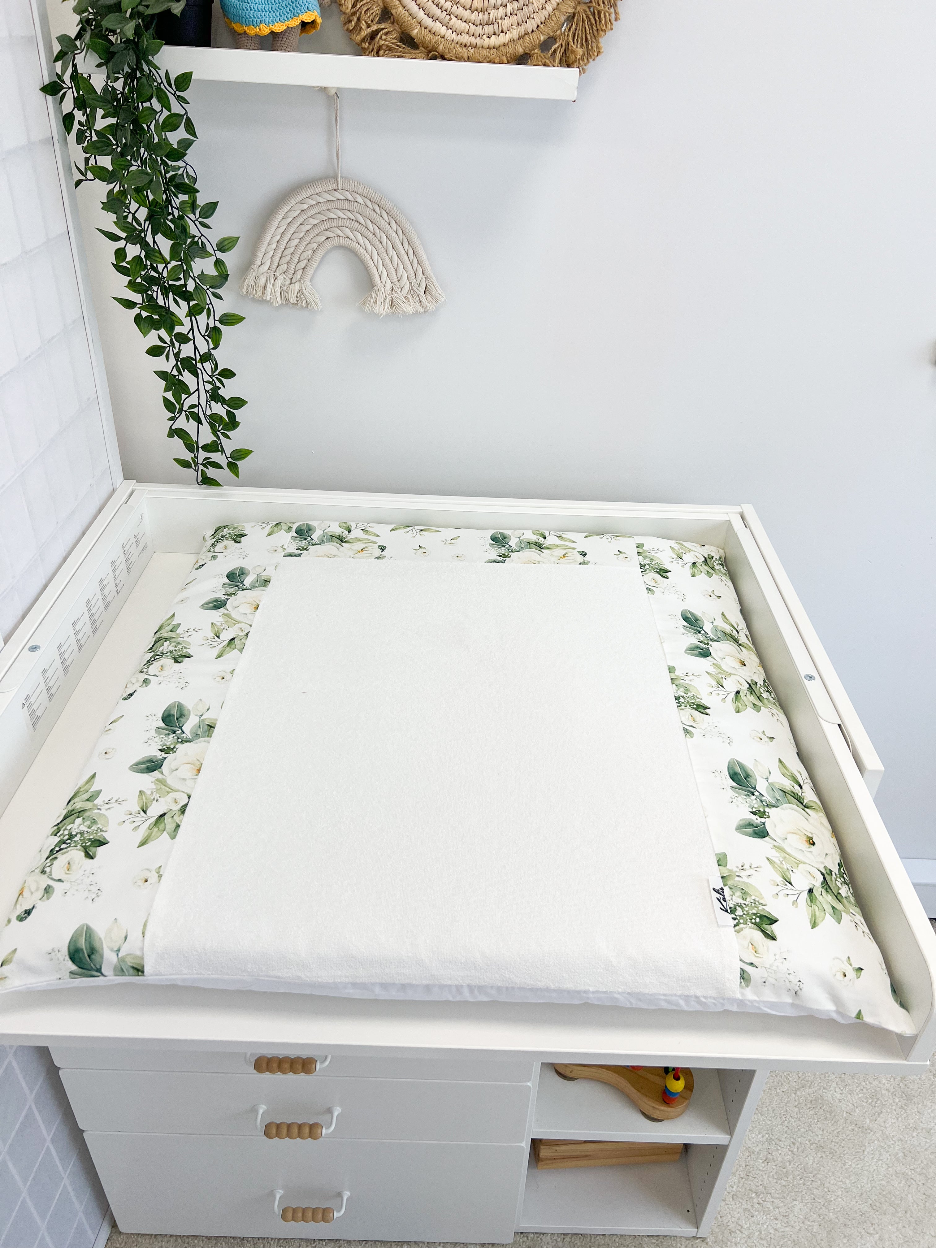 Cotton changing pad, 75 x 75 cm