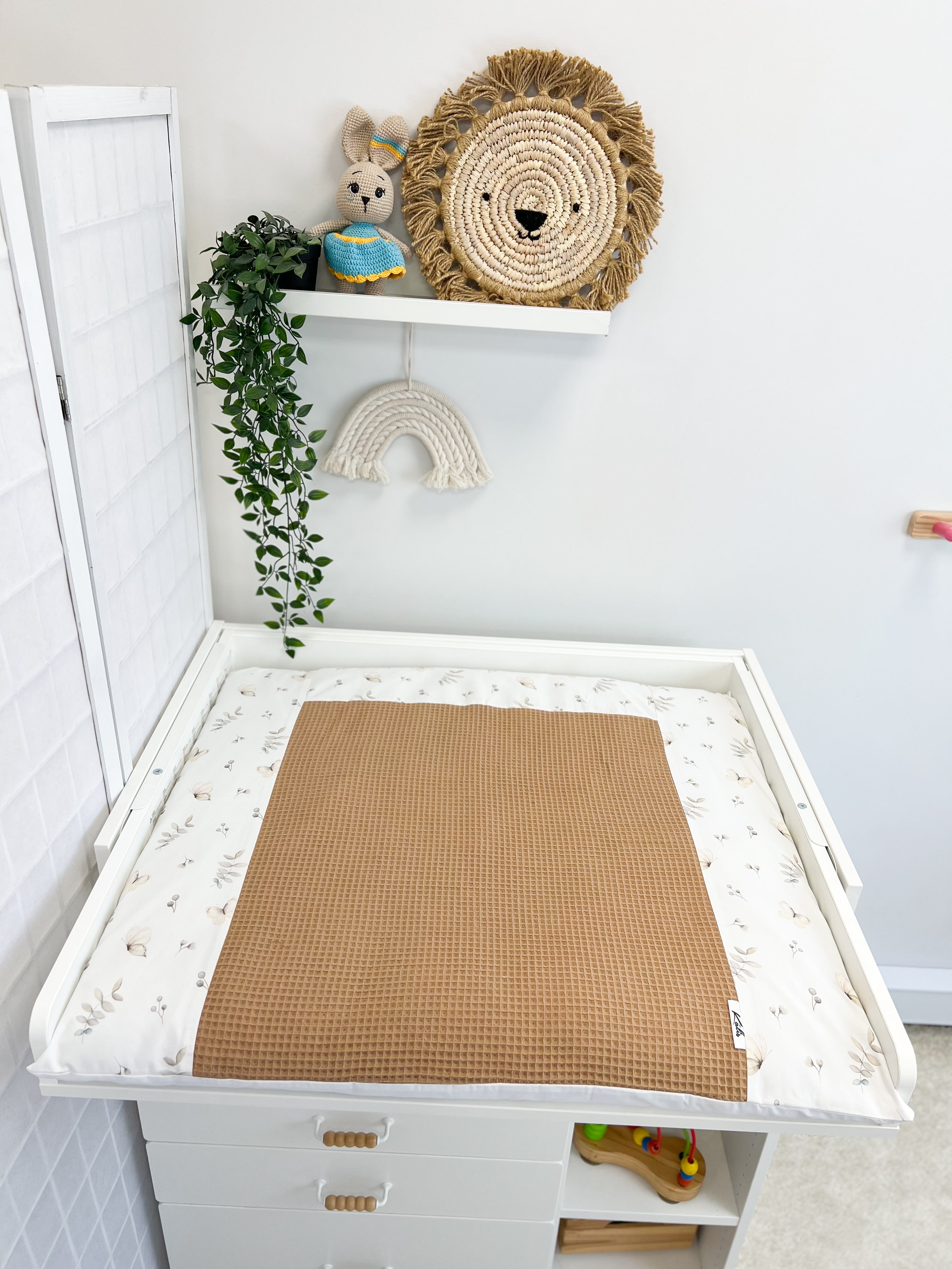 Cotton changing pad, 85 x 75 cm