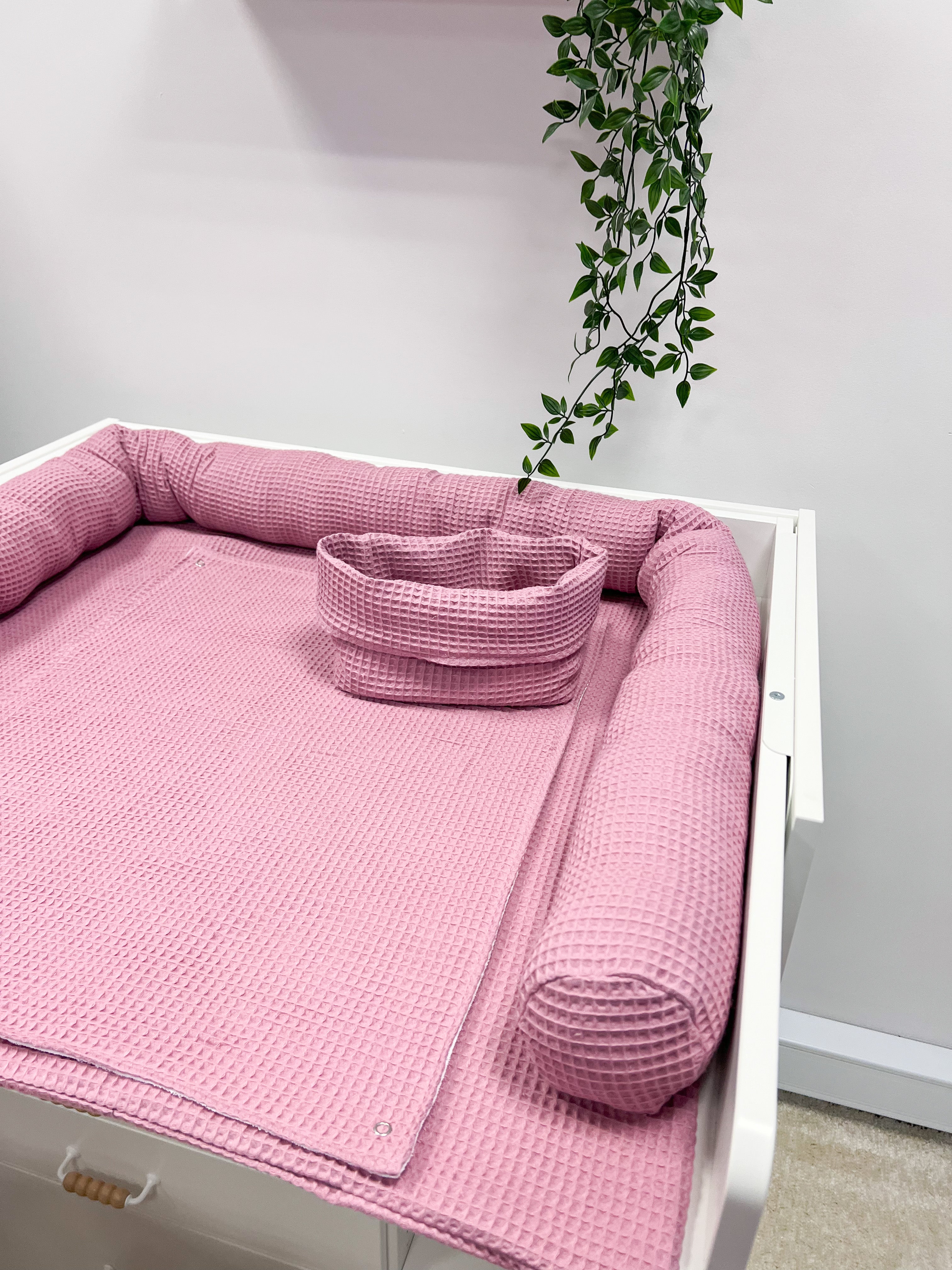 Cotton changing pad - Classic Rose pink