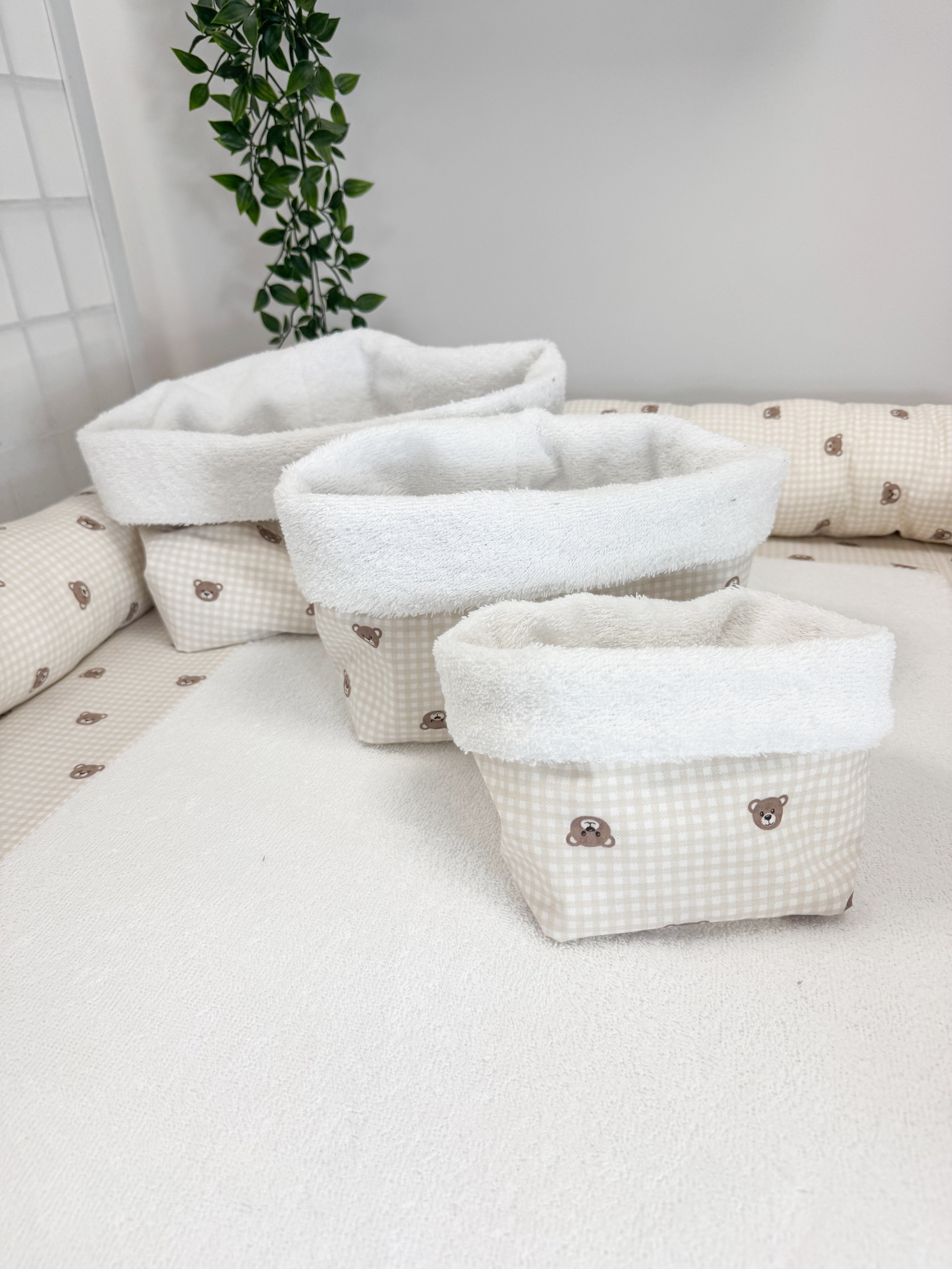 Cotton changing pad - Bears