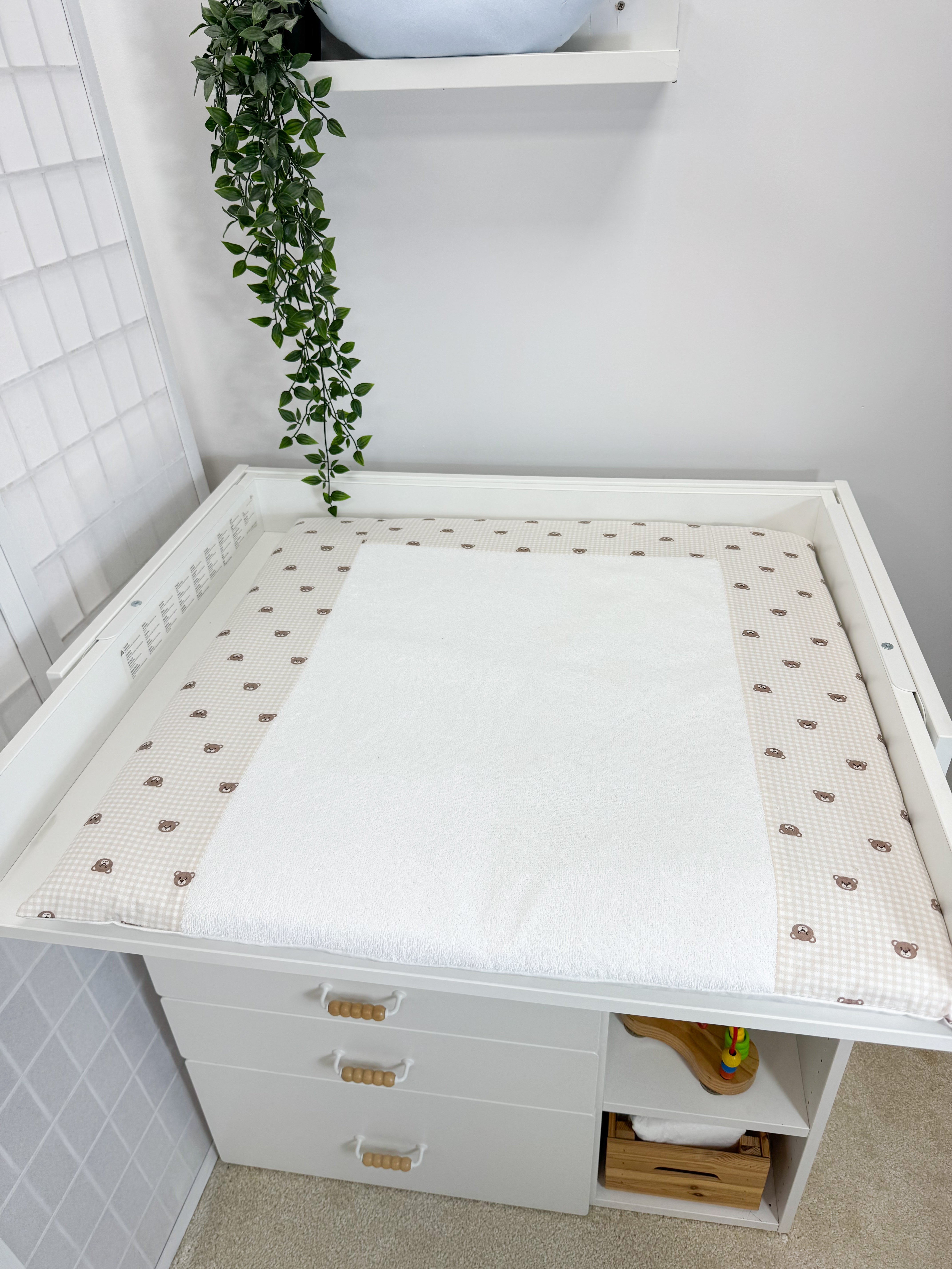 Cotton changing pad - Bears